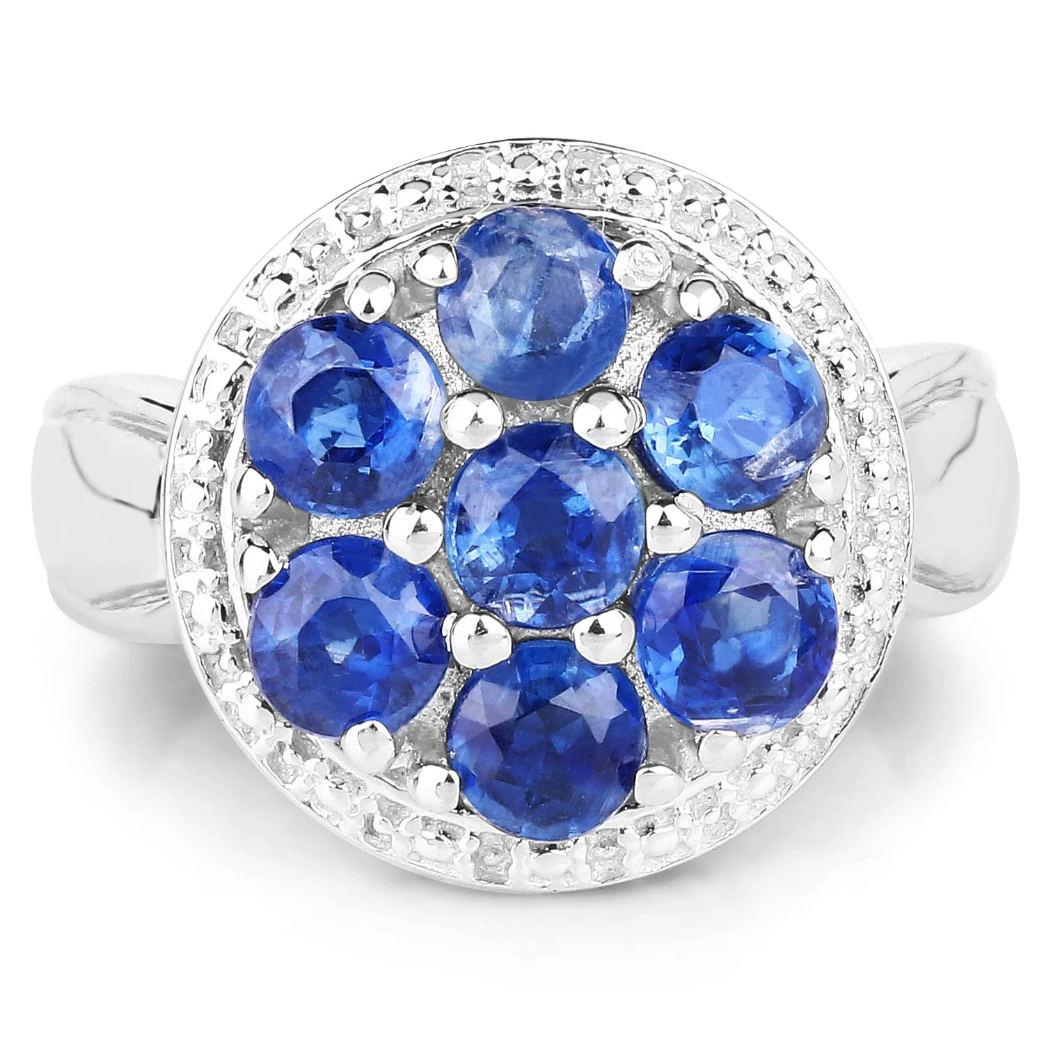 2.66 Carat Genuine Kyanite .925 Sterling Silver Ring - Image 3