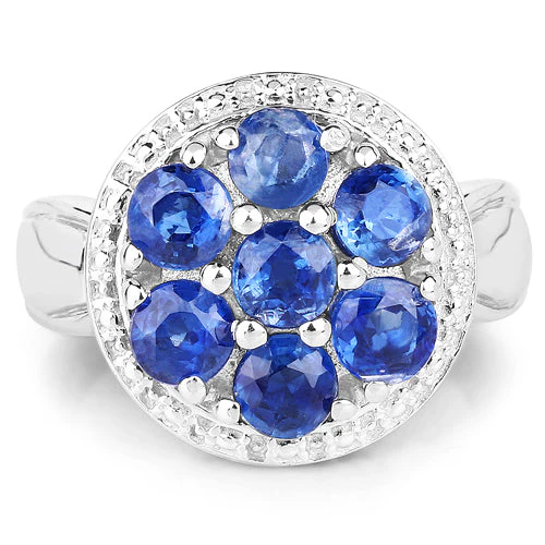 2.66 Carat Genuine Kyanite .925 Sterling Silver Ring - Image 6