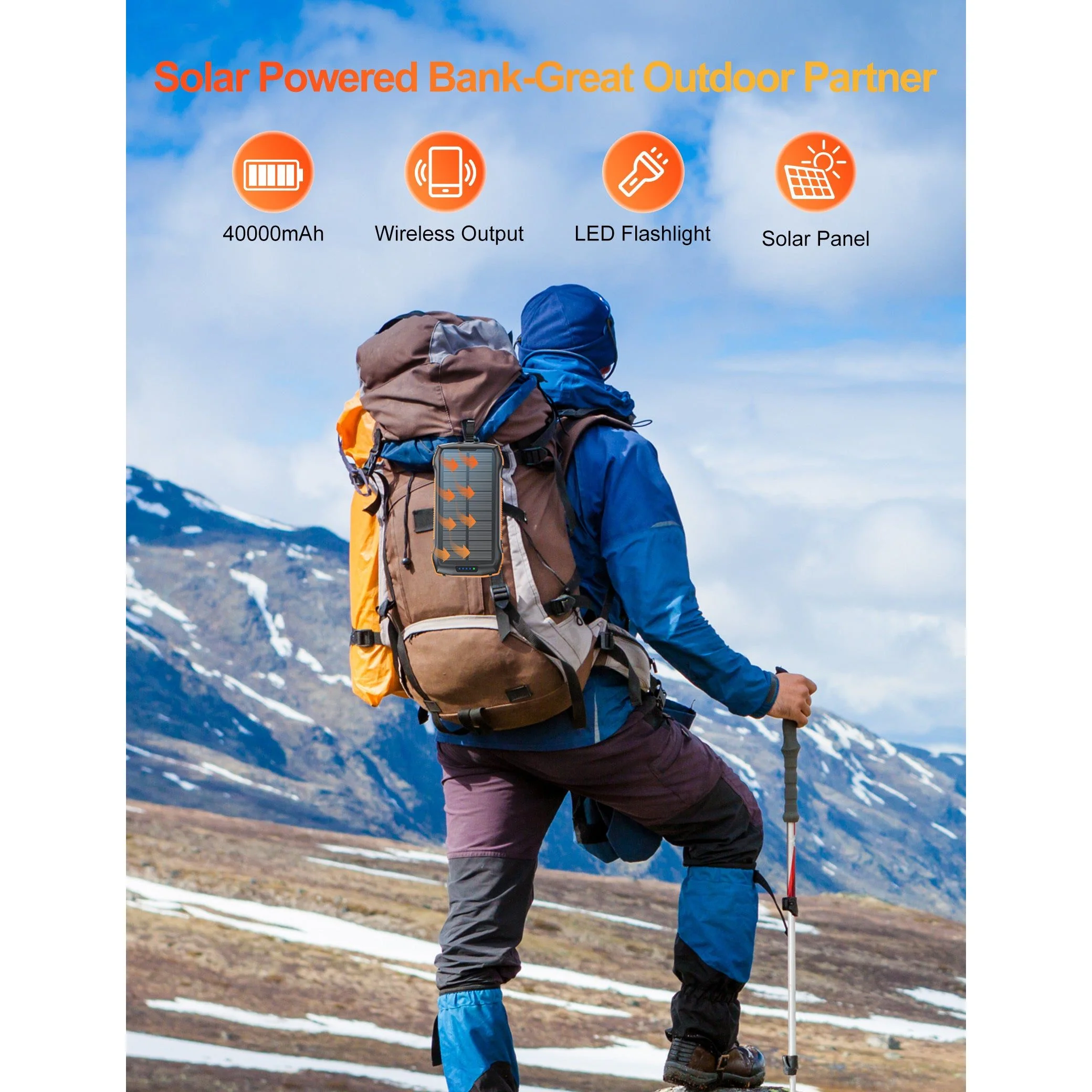 20000mAh Solar Power Bank - Image 5