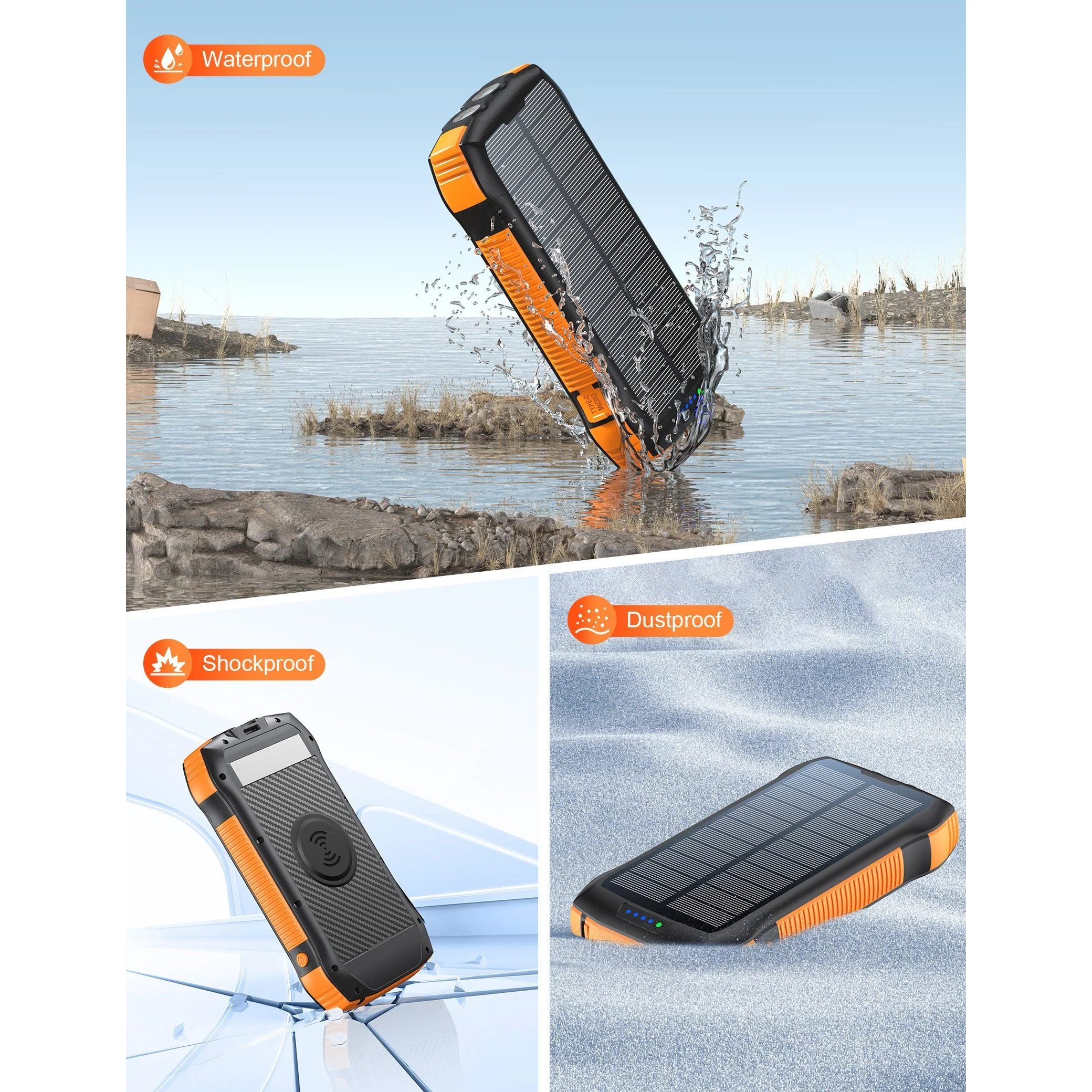 20000mAh Solar Power Bank - Image 7