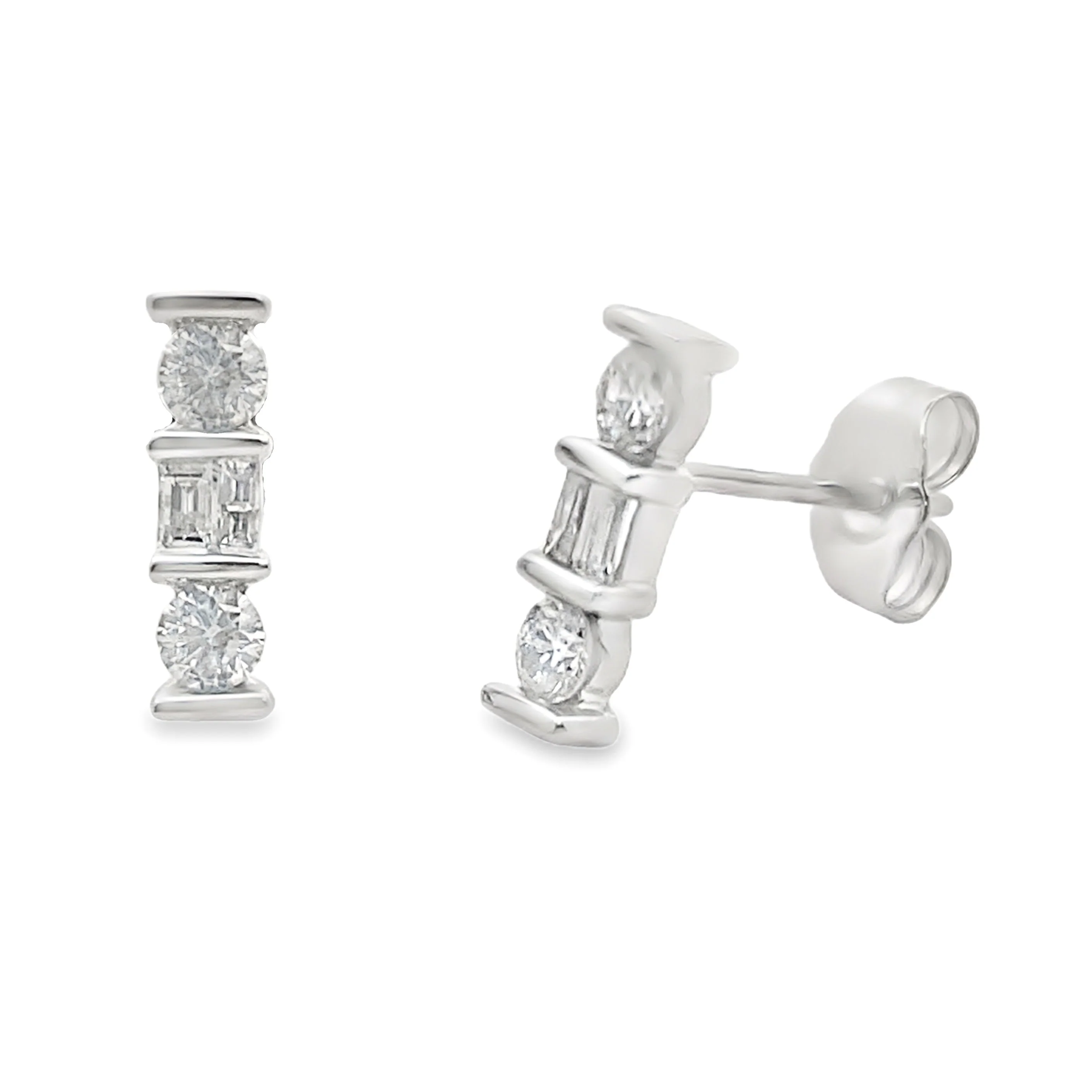 .20ct Diamond Earrings 14KT White Gold