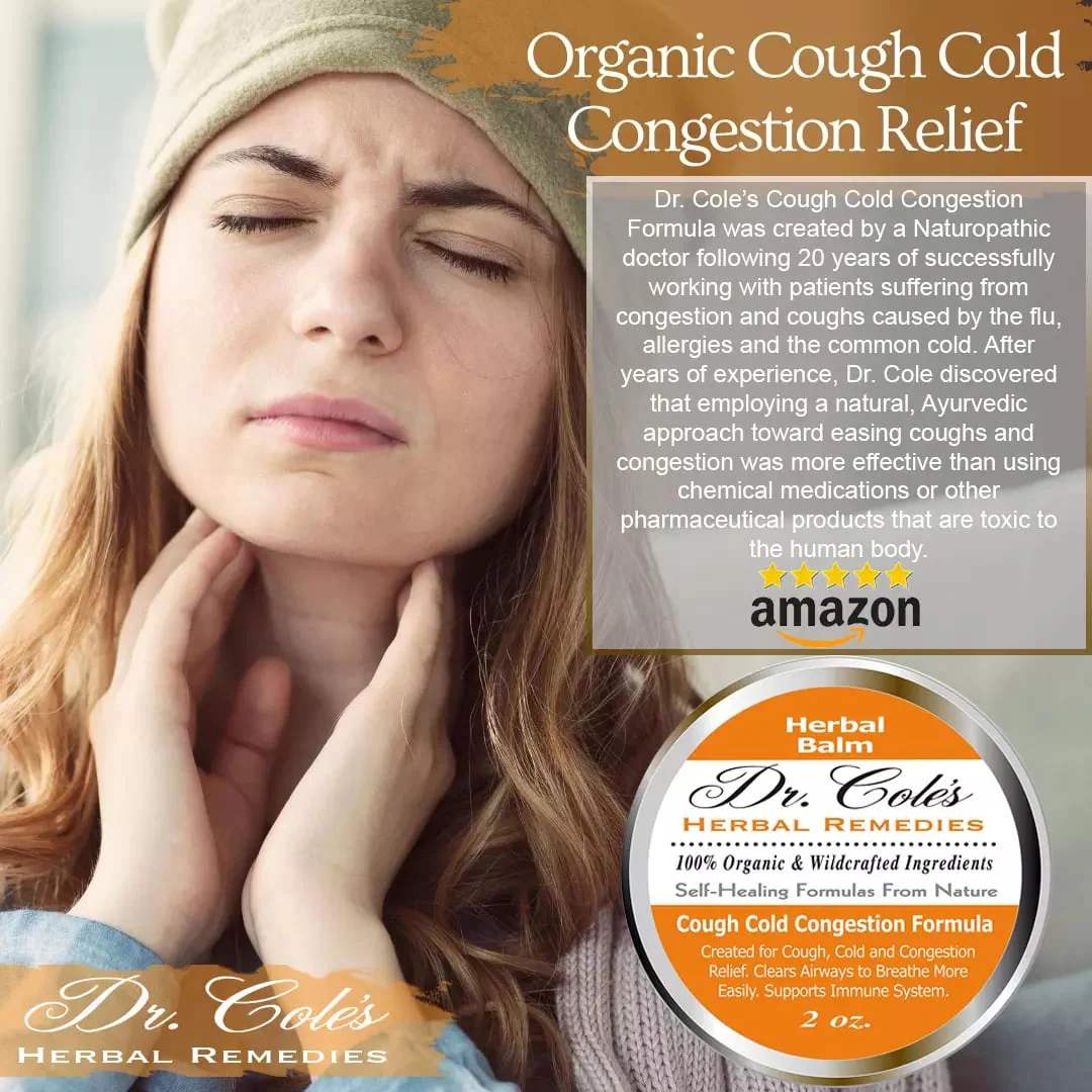 26 - Dr. Cole’s Organic Cough Cold Congestion Relief Balm - Image 12