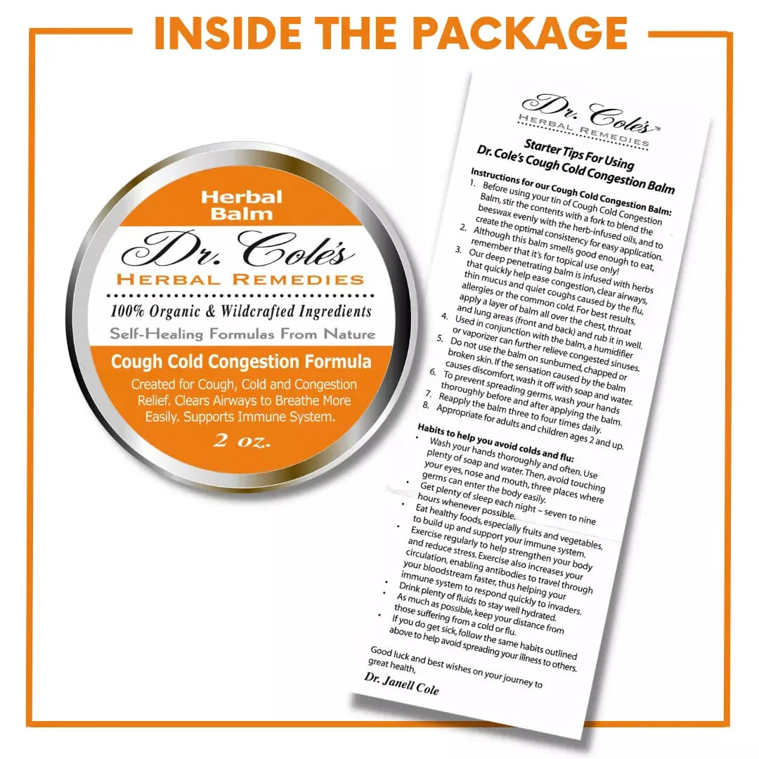 26 - Dr. Cole’s Organic Cough Cold Congestion Relief Balm - Image 6