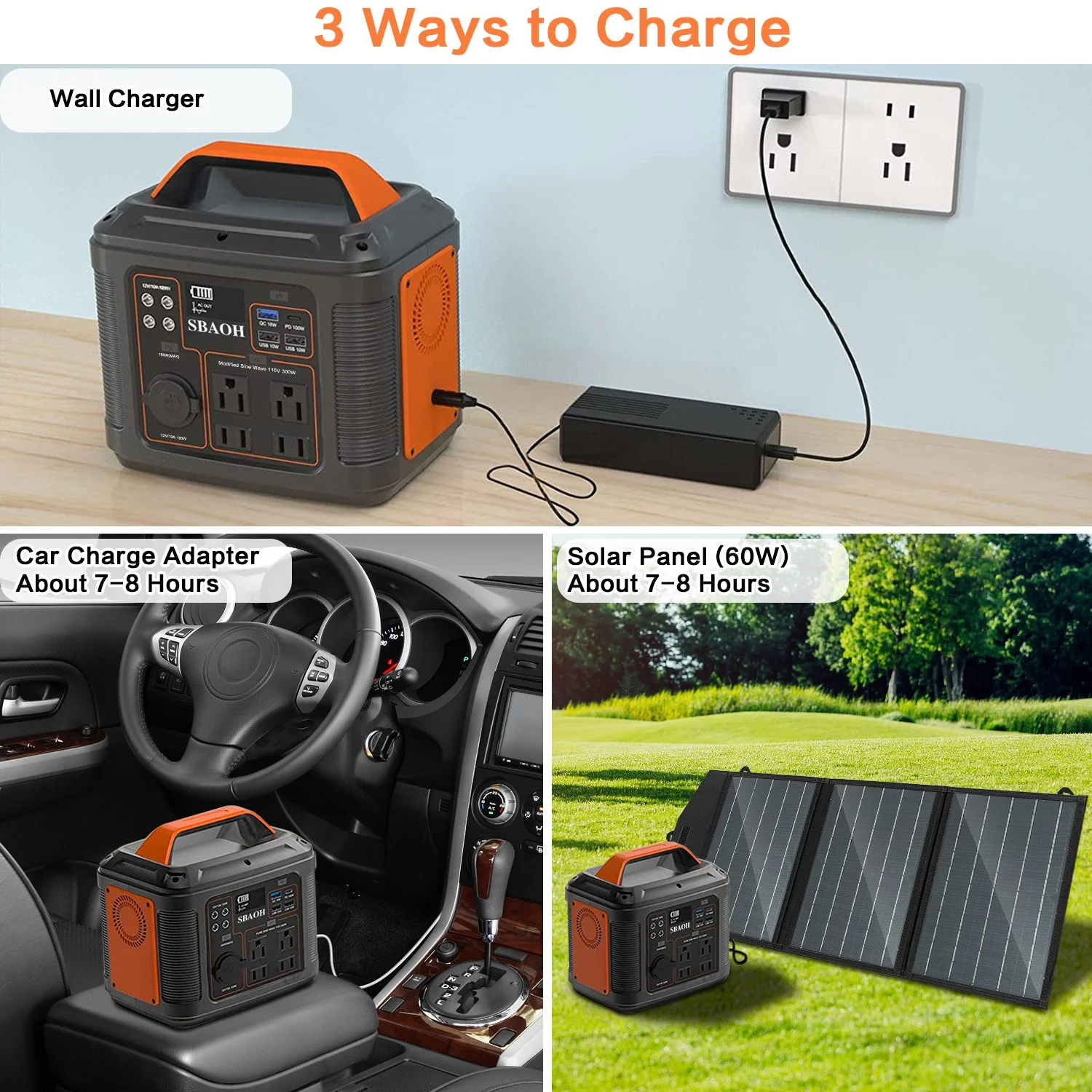 296Wh Portable Solar Power Station - Image 5