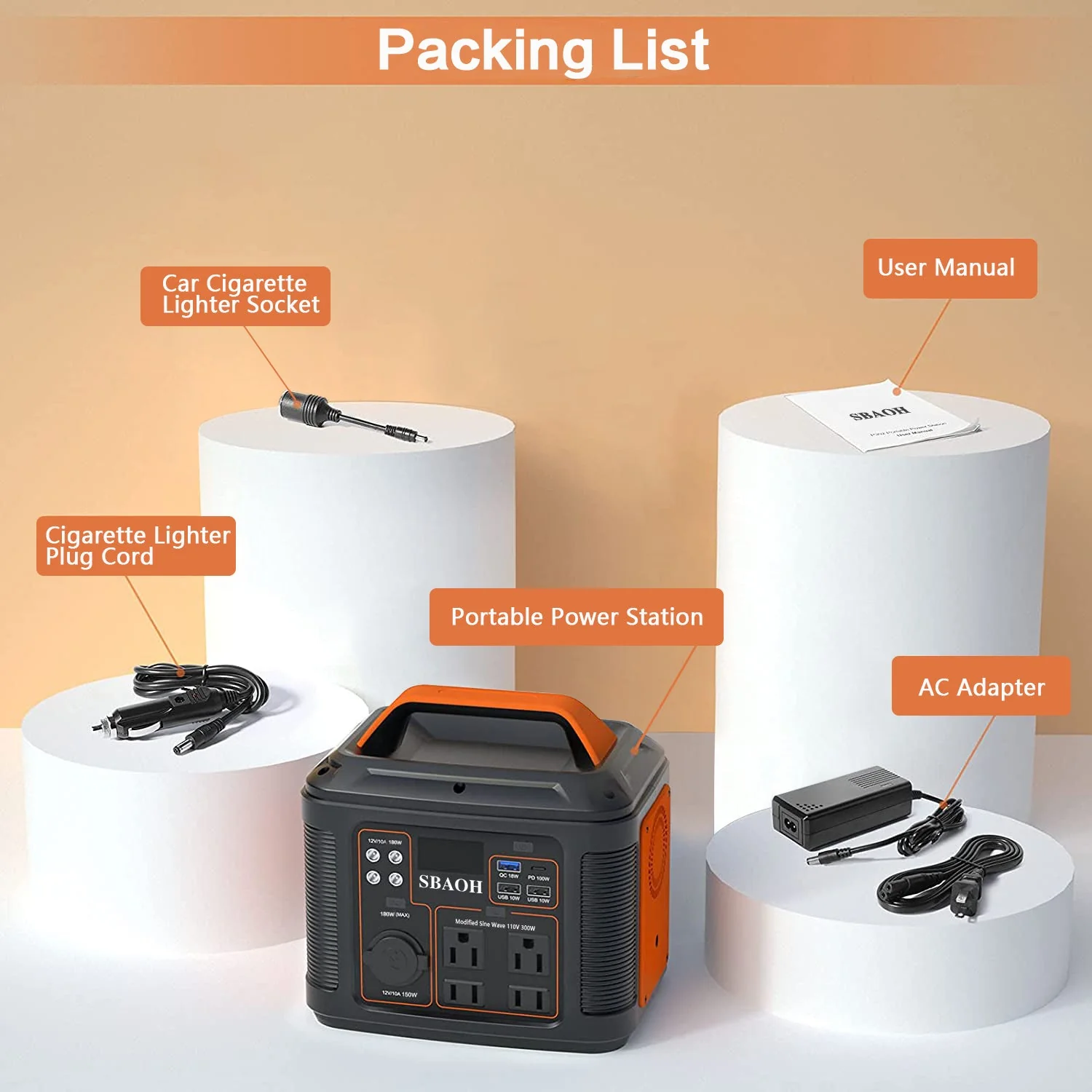 296Wh Portable Solar Power Station - Image 6