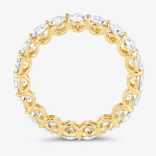3.00 Carat Lab Grown Diamond 14K Yellow Gold Ring - Image 3