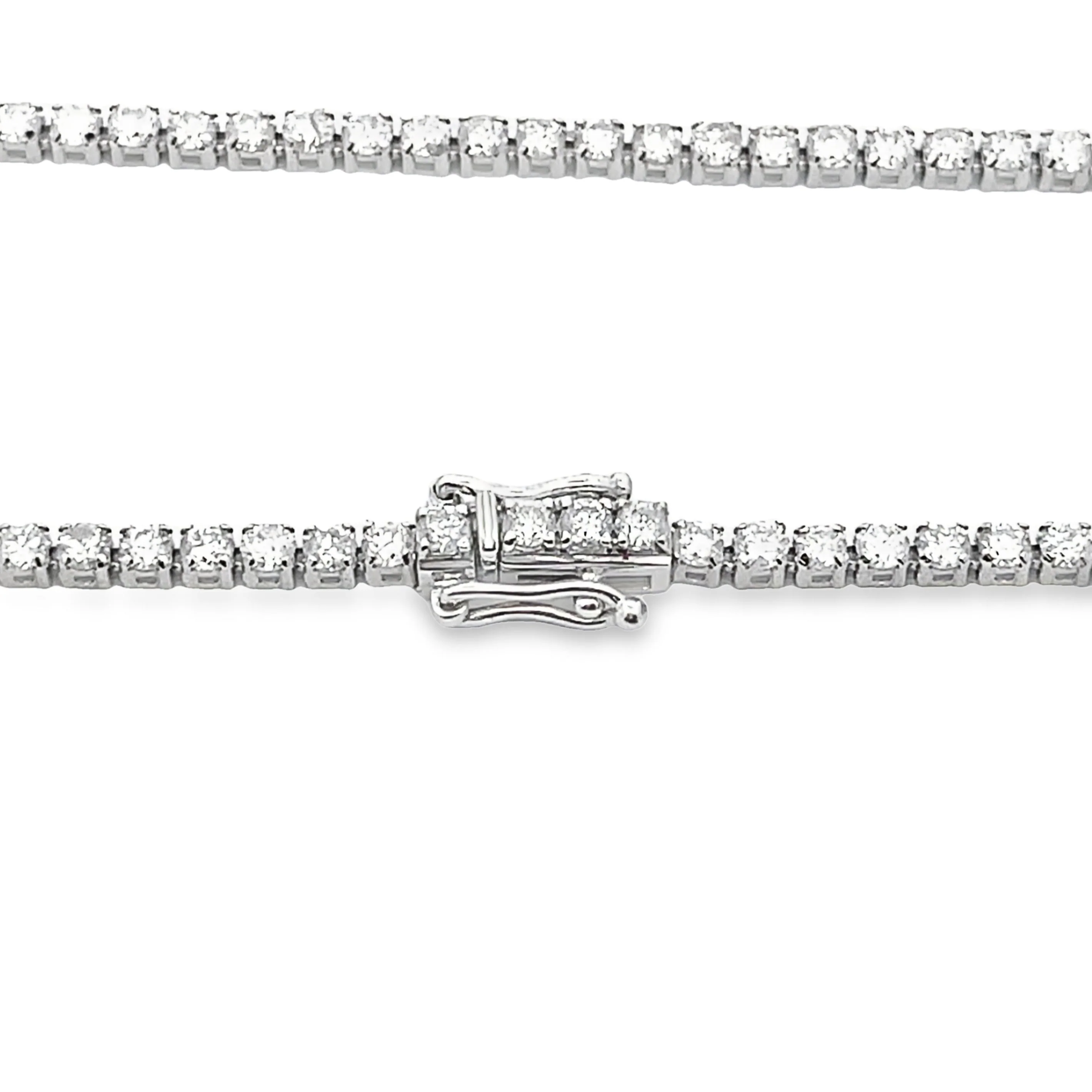 3.00ct Diamond Tennis Bracelet 14KT White Gold - Image 5