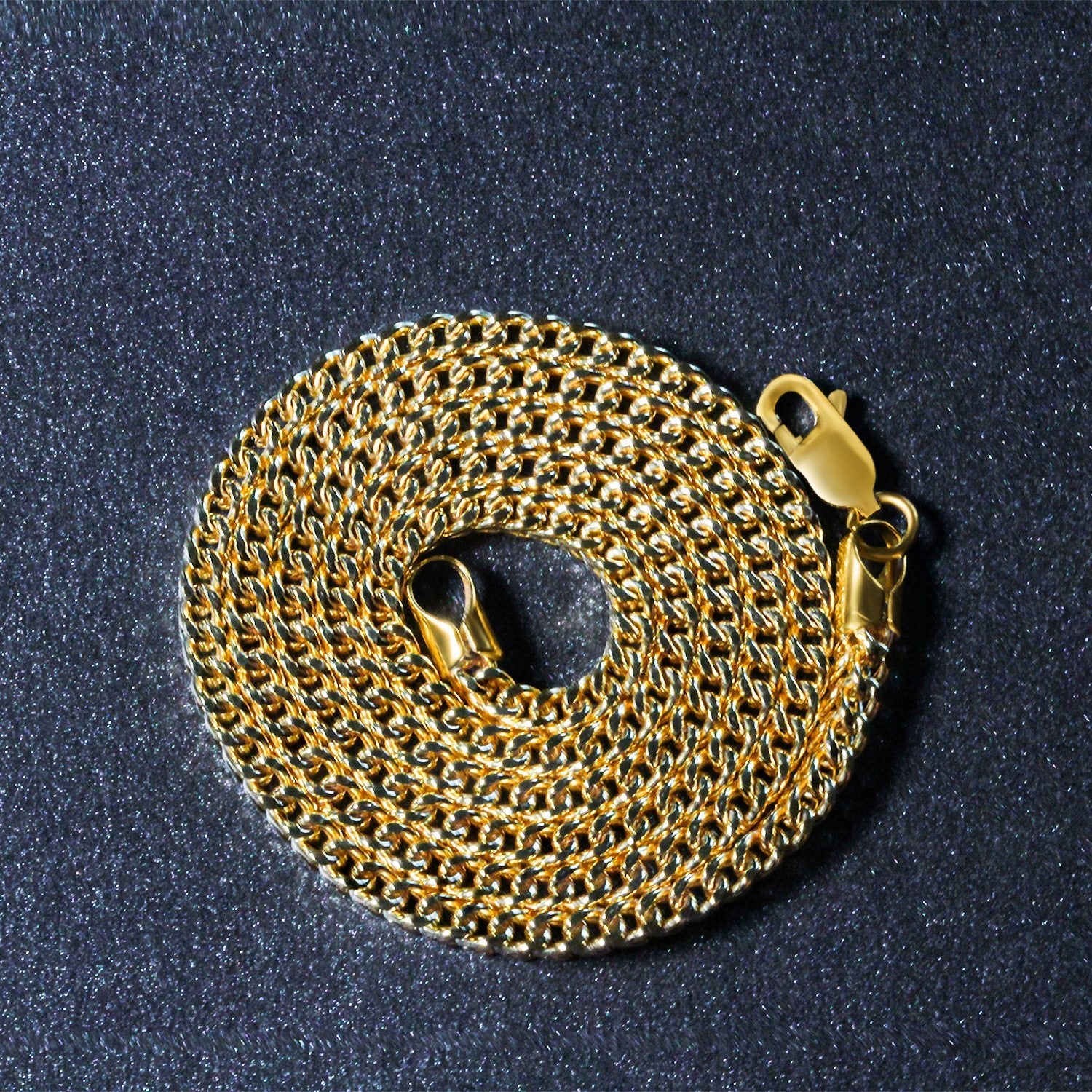 3.2mm 14k Yellow Gold Square Franco Chain - Image 11