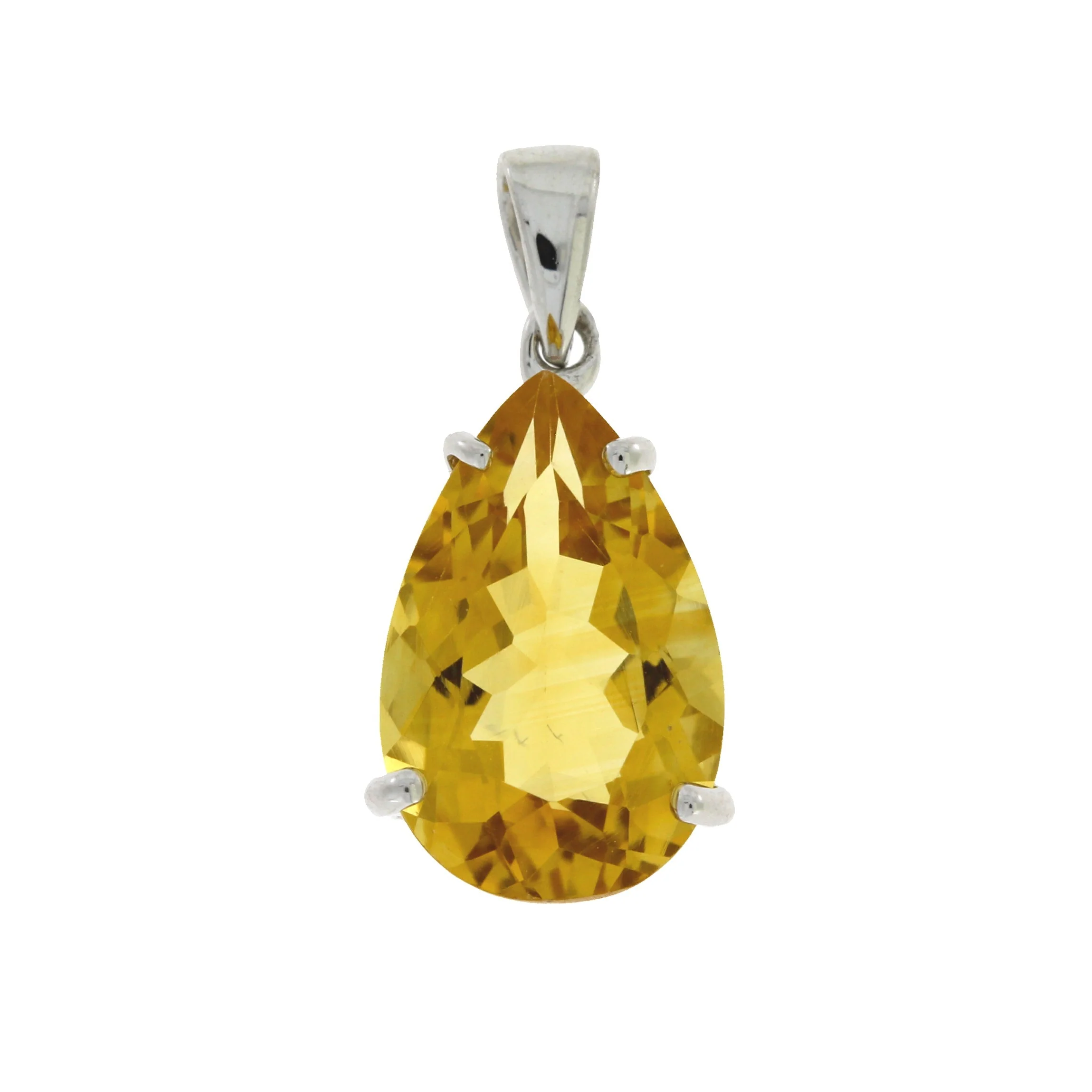3.80ct Citrine Fashion Pendants Sterling Silver - Image 4