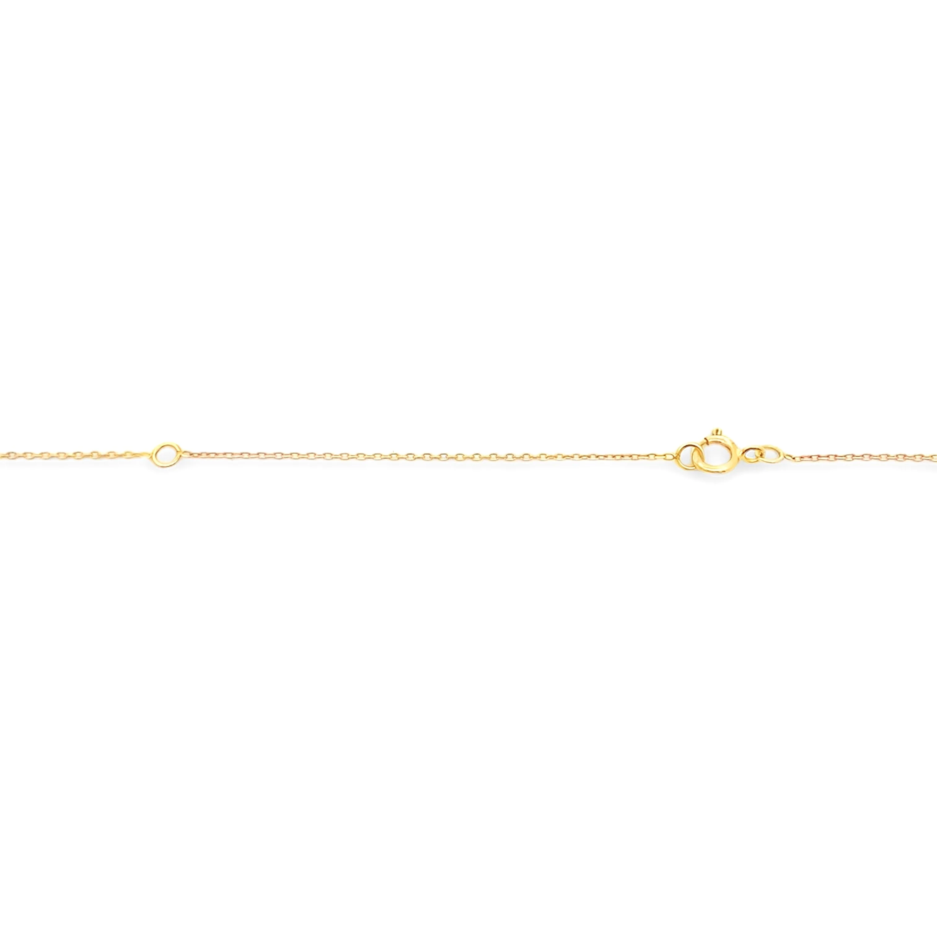 .30ct Emerald Diamond Fashion Pendants 14KT Yellow Gold - Image 3