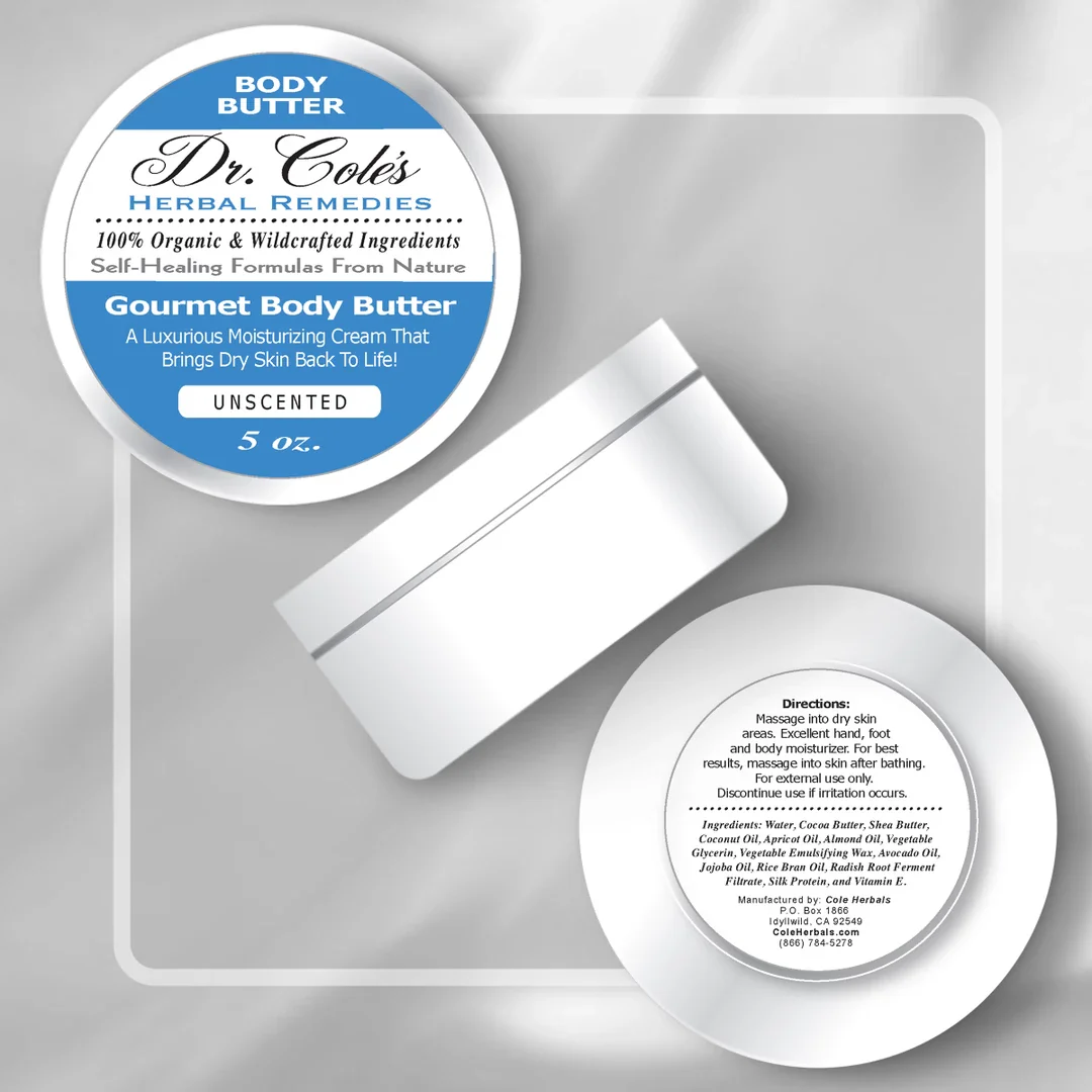 33 - Dr. Cole's Gourmet Body Butter - Unscented - Image 5