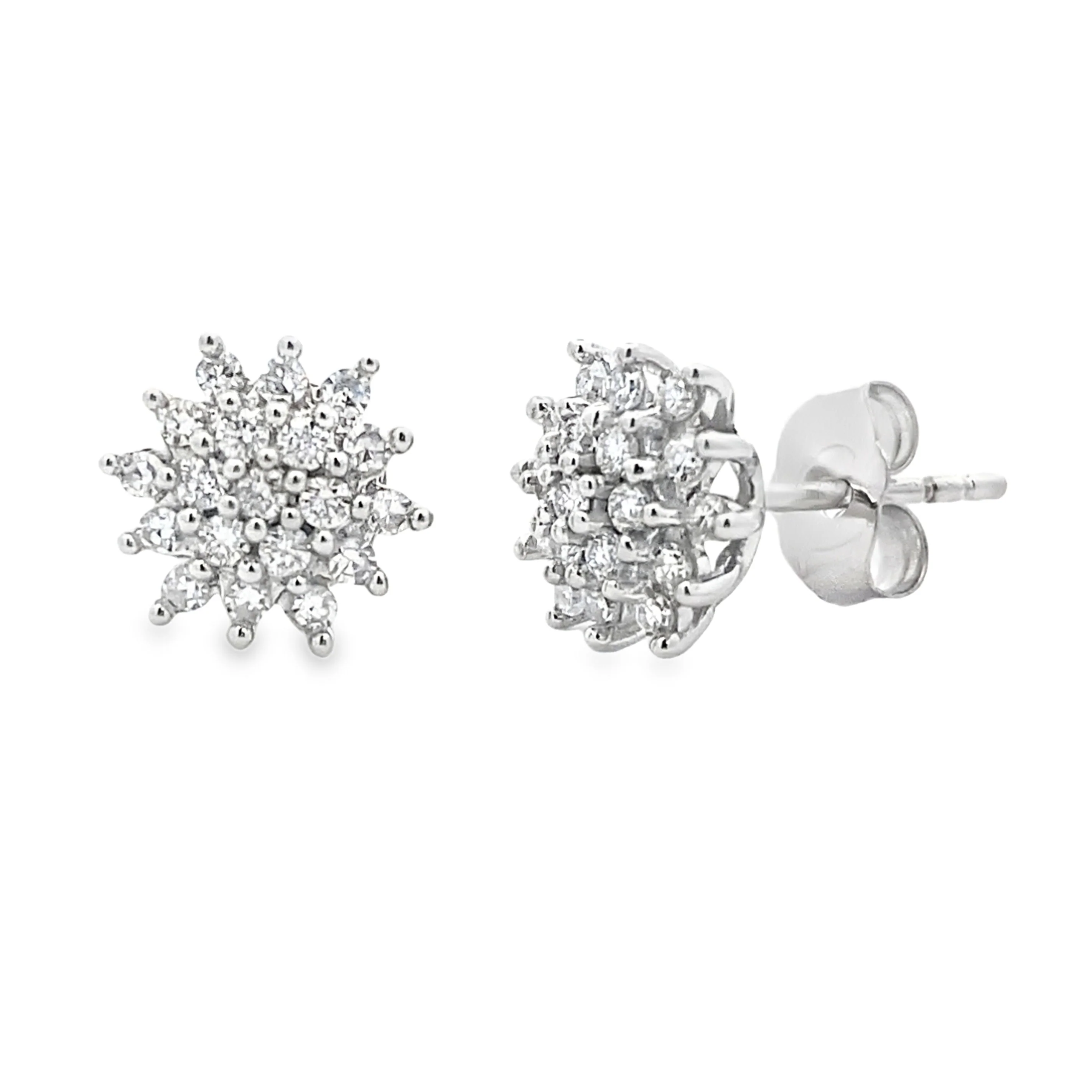 .33ct Lab Grown Diamond Earrings 10KT White Gold
