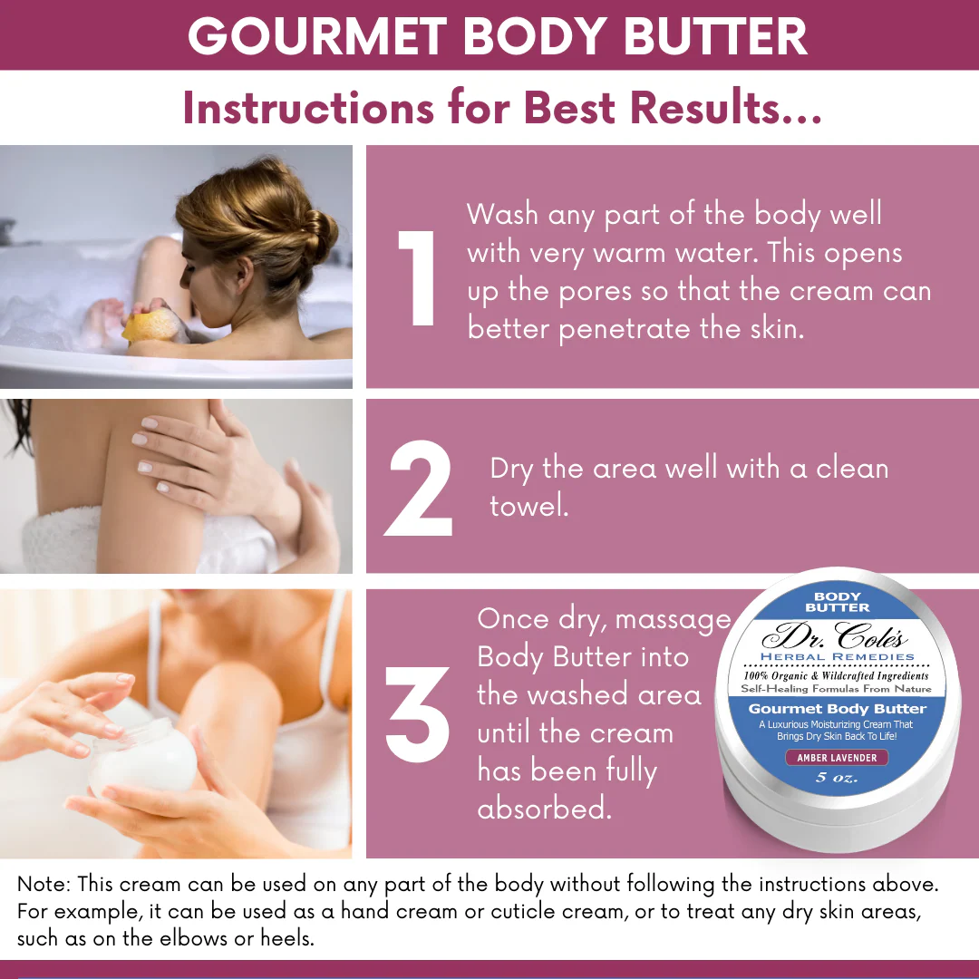 34 - Dr. Cole's Gourmet Body Butter - AMBER LAVENDER - Image 5