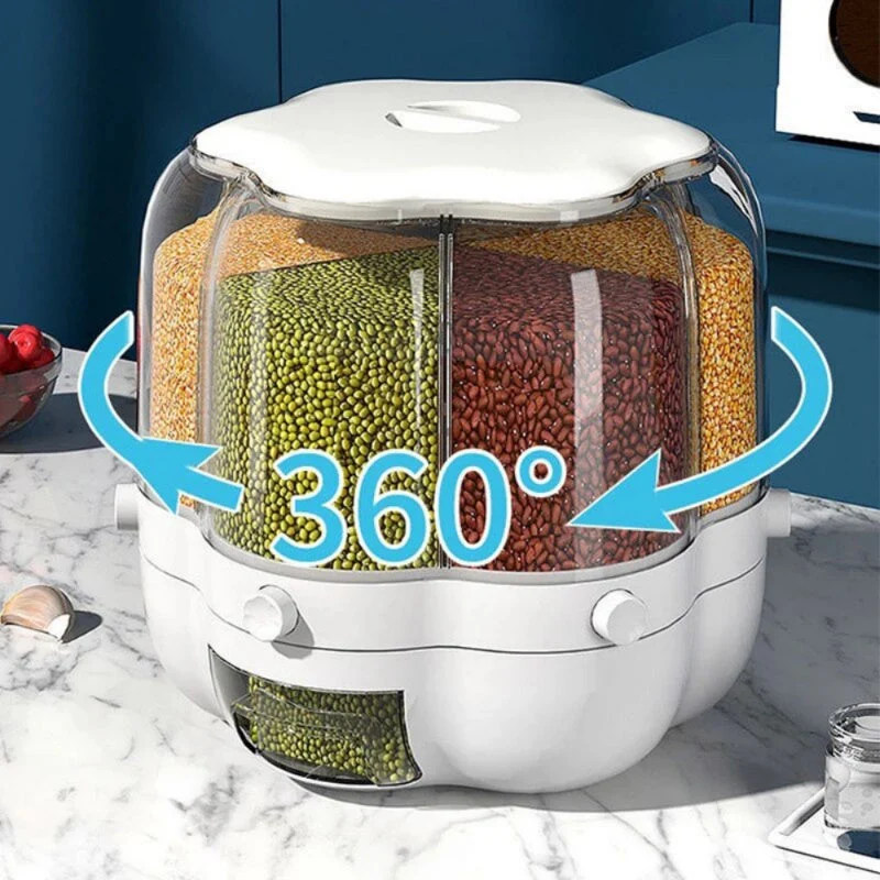 360° Rotating Grain Storage Container - Image 2
