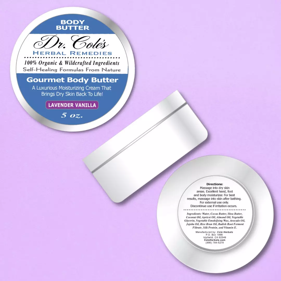 38 - Dr. Cole's Gourmet Body Butter - LAVENDER VANILLA - Image 11