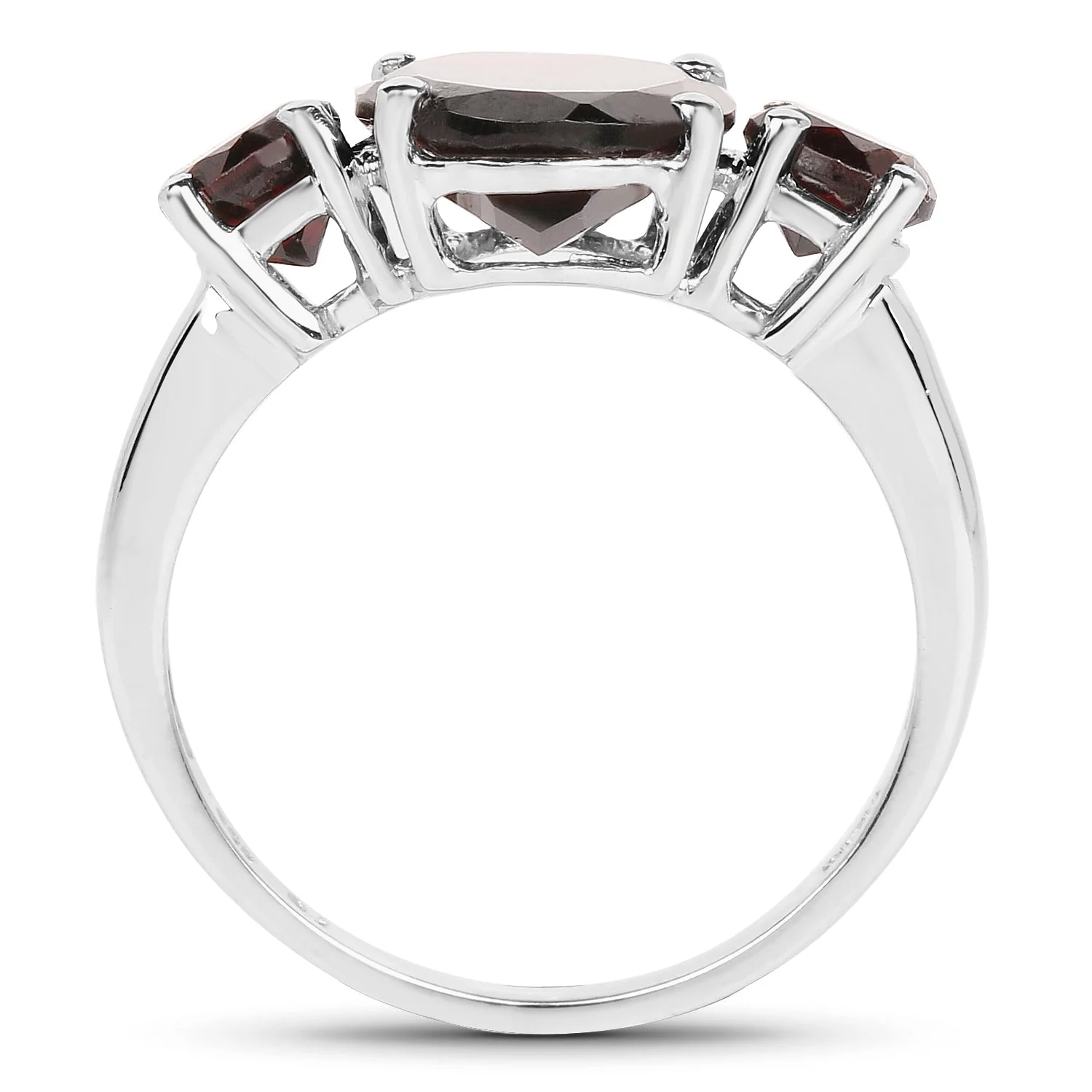 5.01 Carat Genuine Garnet .925 Sterling Silver Ring - Image 2