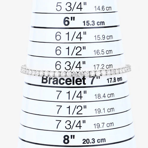 5.10 Carat Lab Grown Diamond 14K White Gold Bracelet - Image 6
