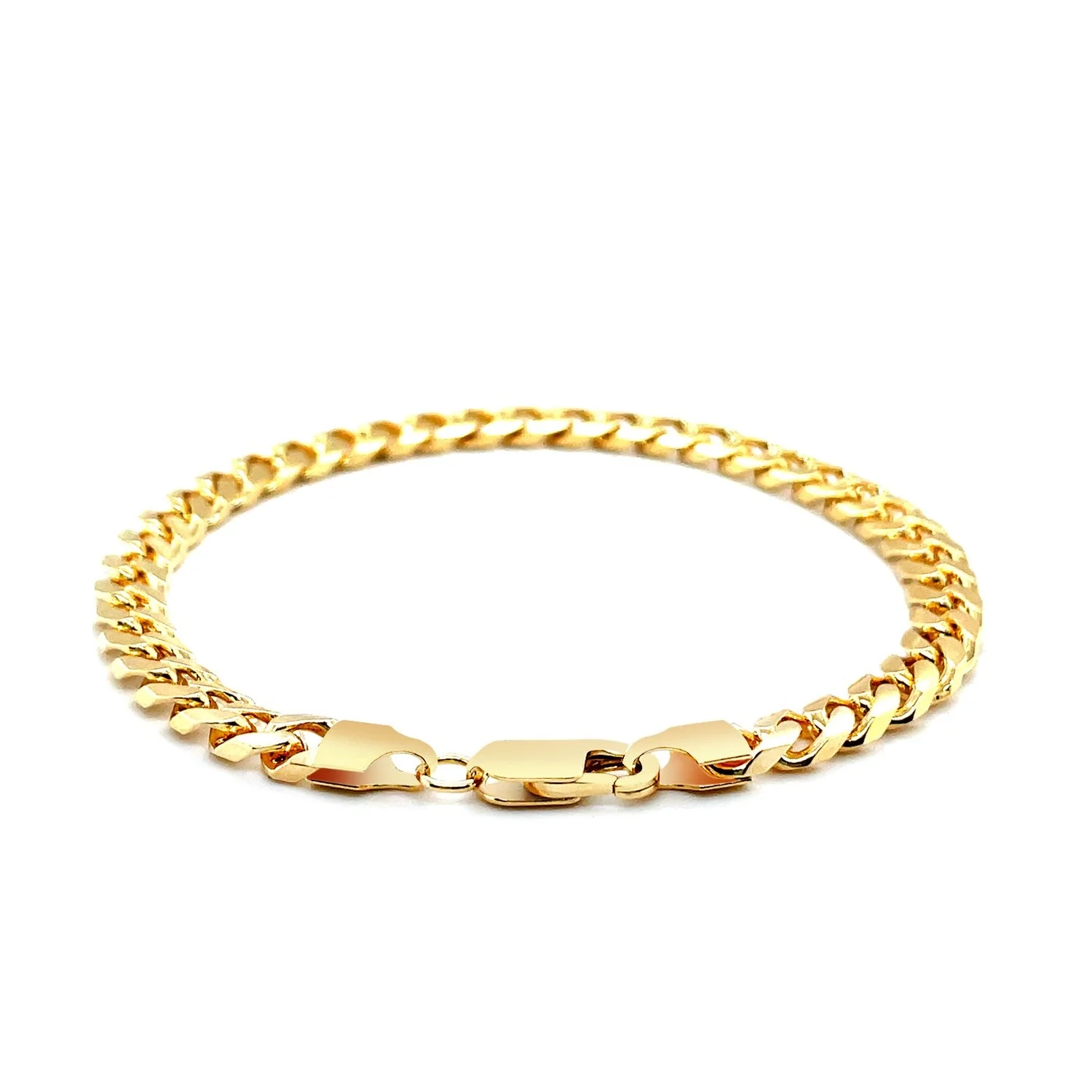 5.8mm 14k Yellow Gold Solid Miami Cuban Bracelet - Image 7
