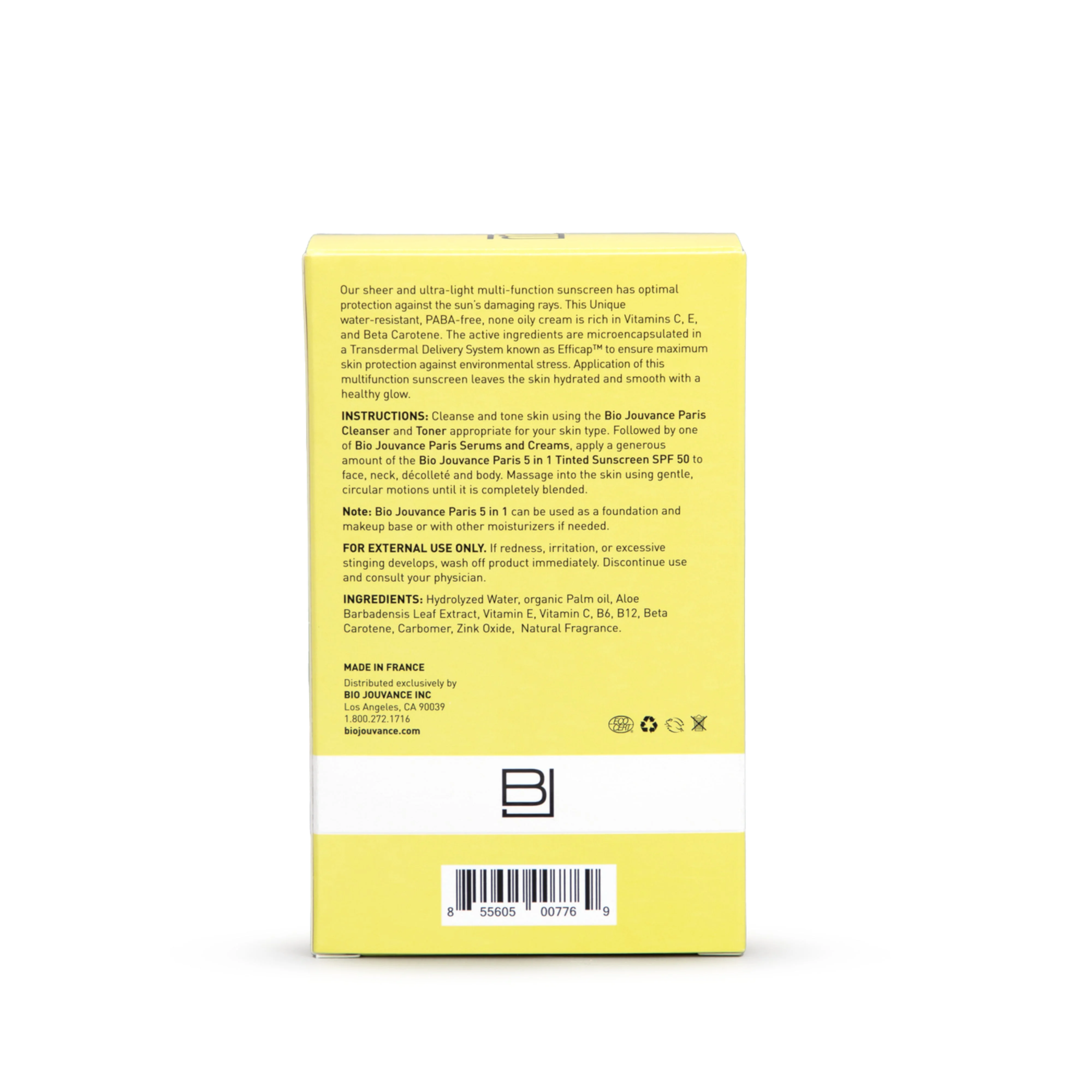 5 in 1 Broad Spectrum Tinted Sunscreen SPF 50 - Image 4