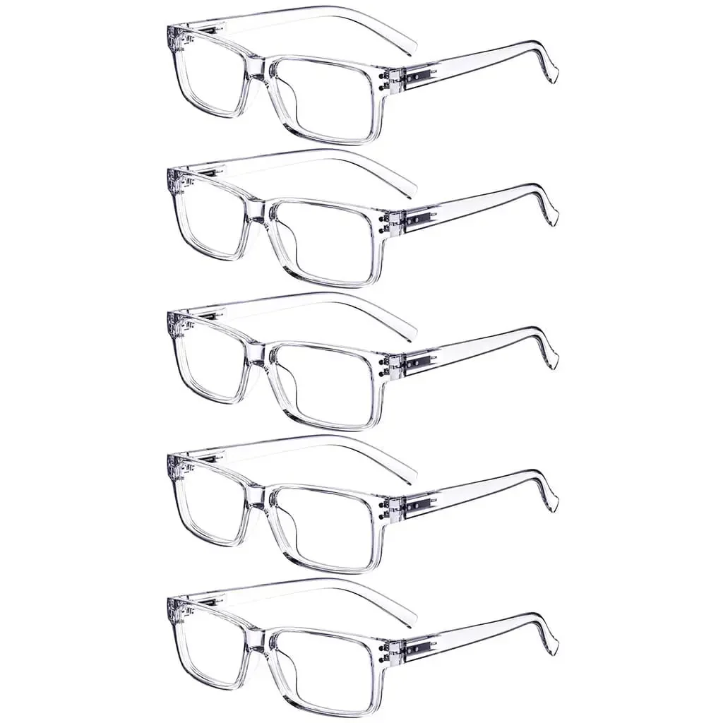 5 Pack Vintage Reading Eyeglasses Classic Readers R032 - Image 6