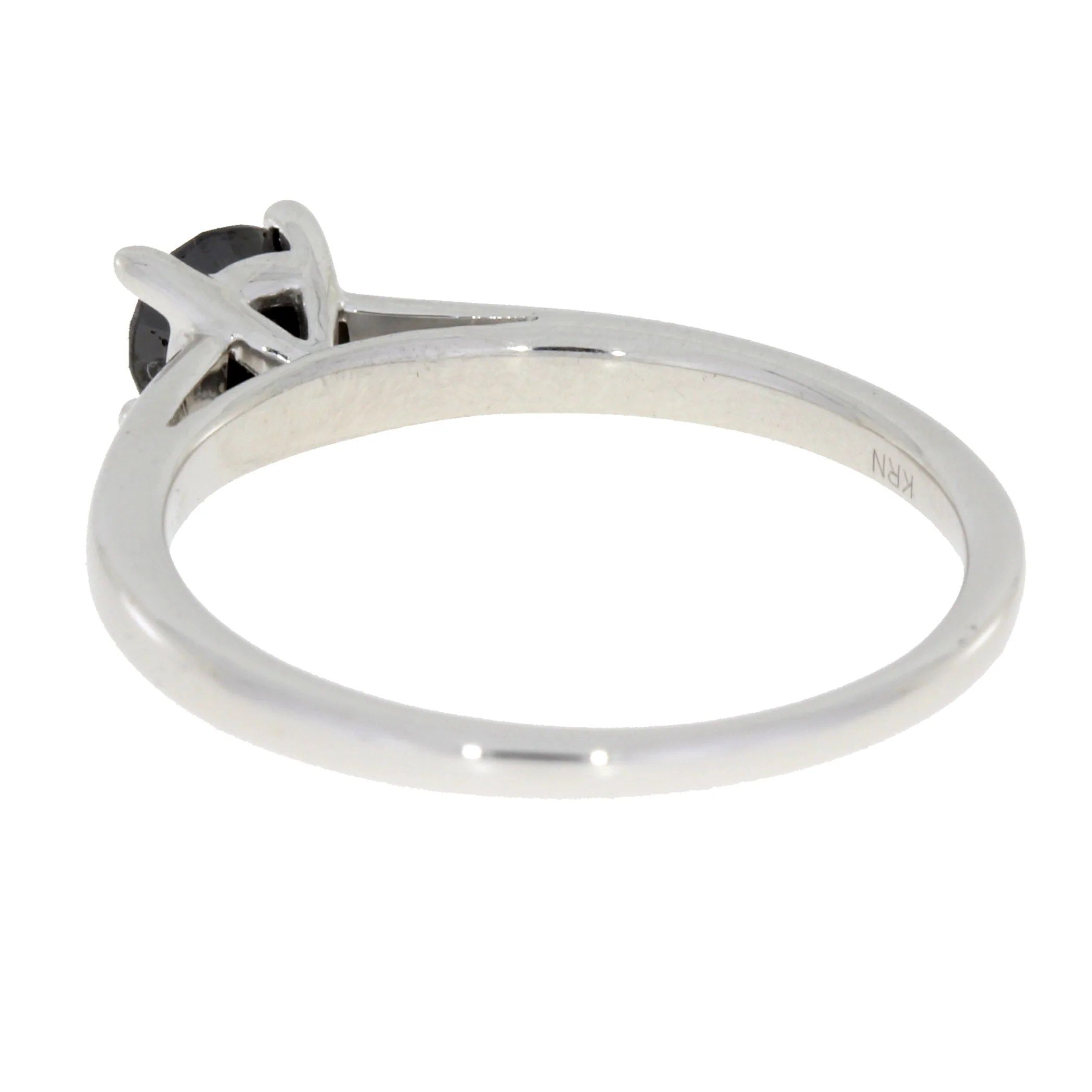 .50ct Black Diamond Eng Only Sterling Silver - Image 4