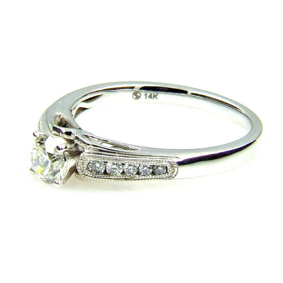 .50ct Diamond Eng Only 14KT White Gold - Image 2