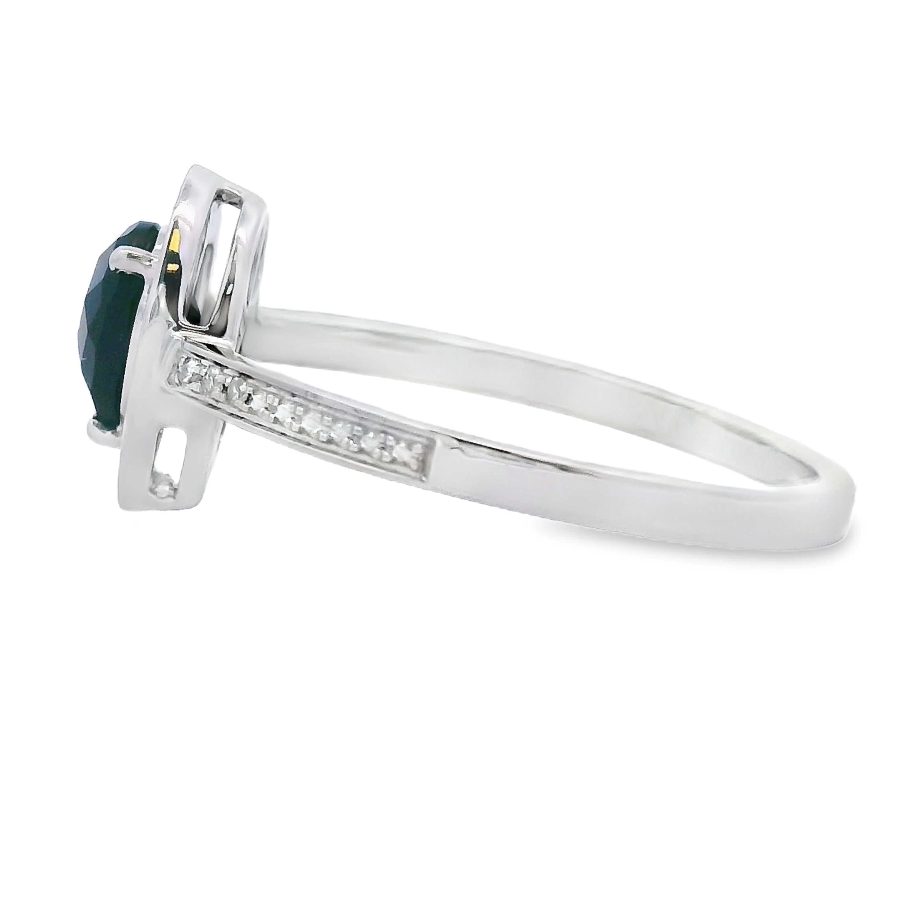 .52ct Onyx Diamond Ring 10KT White Gold - Image 2