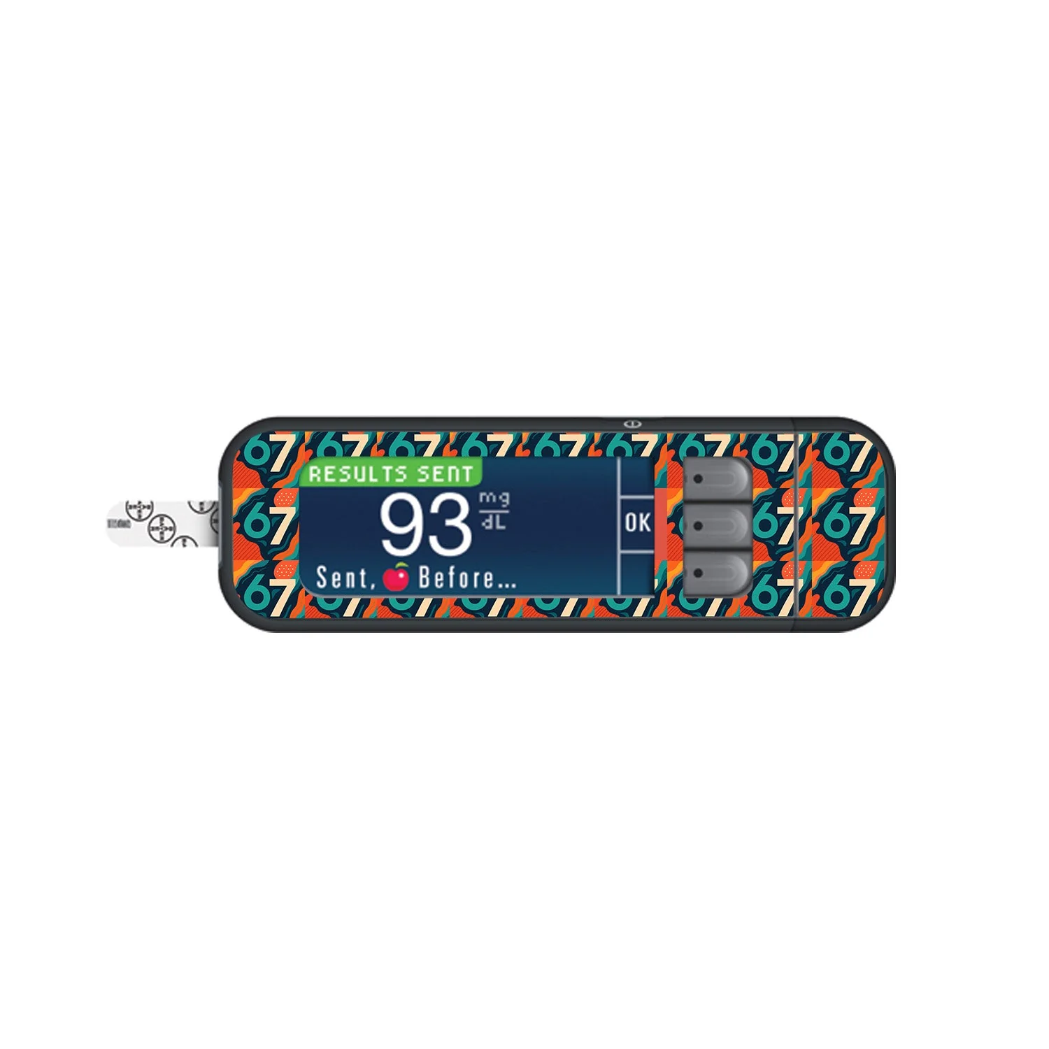 6/7 Bayer Contour Next Glucometer Sticker - Pump Peelz