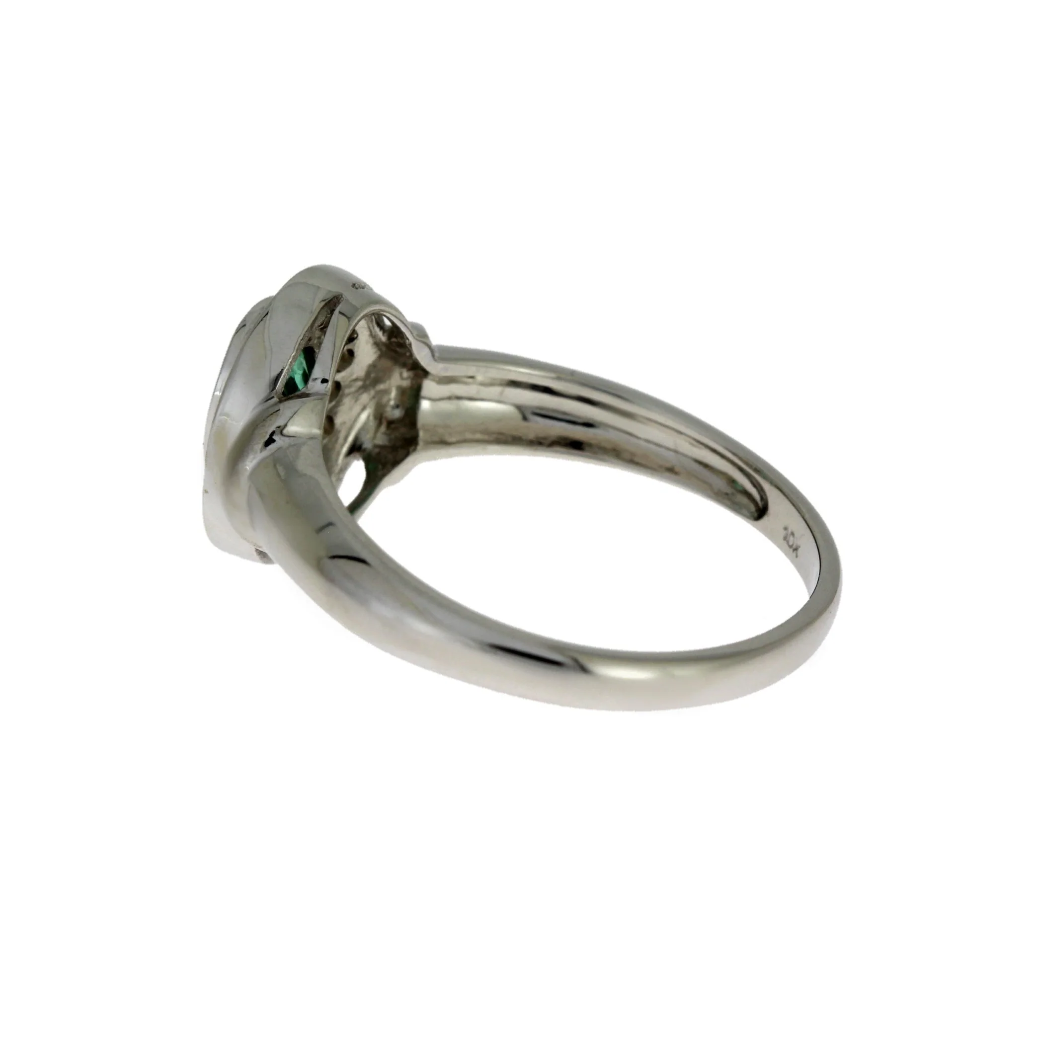 .60ct Emerald Diamond Ring 10KT White Gold - Image 2