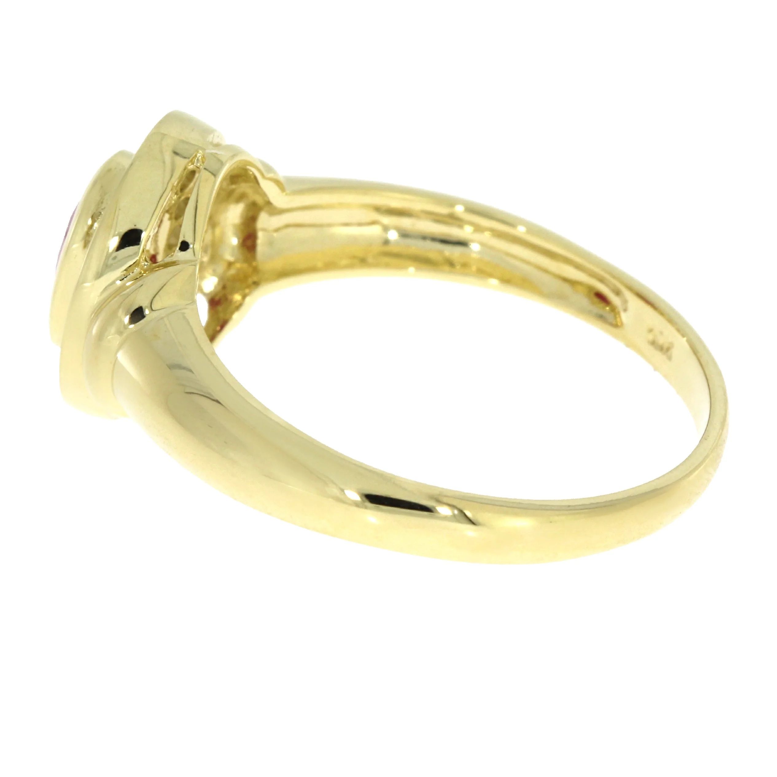 .70ct Ruby Diamond Ring 10KT Yellow Gold - Image 4