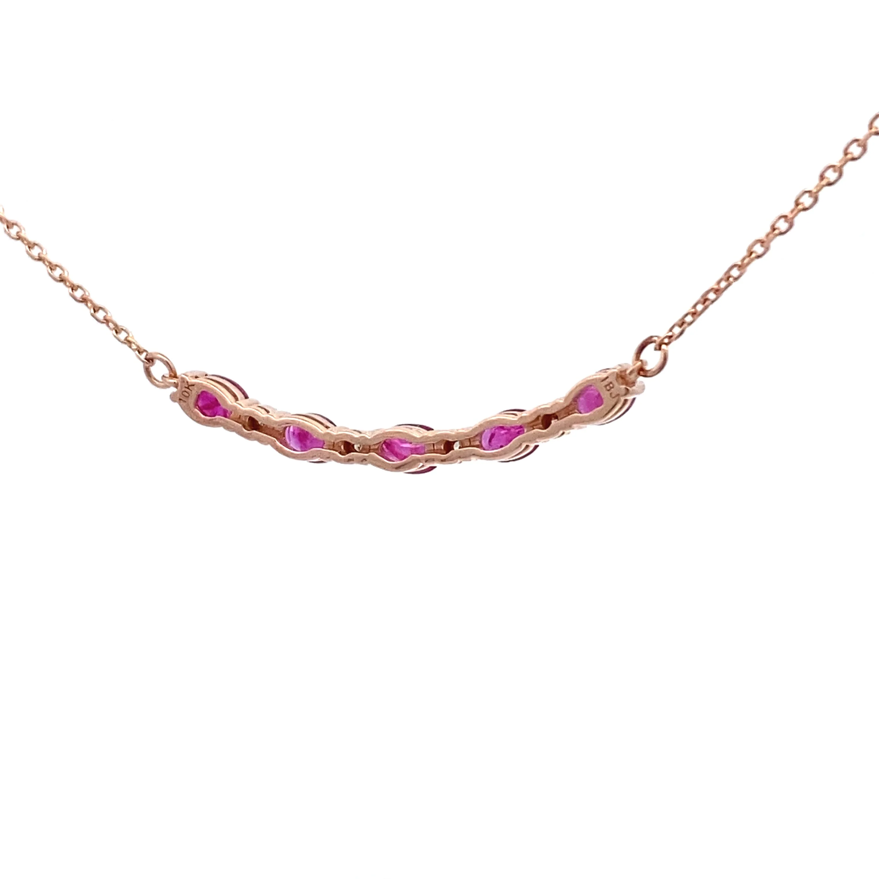 .73ct Ruby Diamond Fashion Pendants 10KT Rose Gold - Image 6