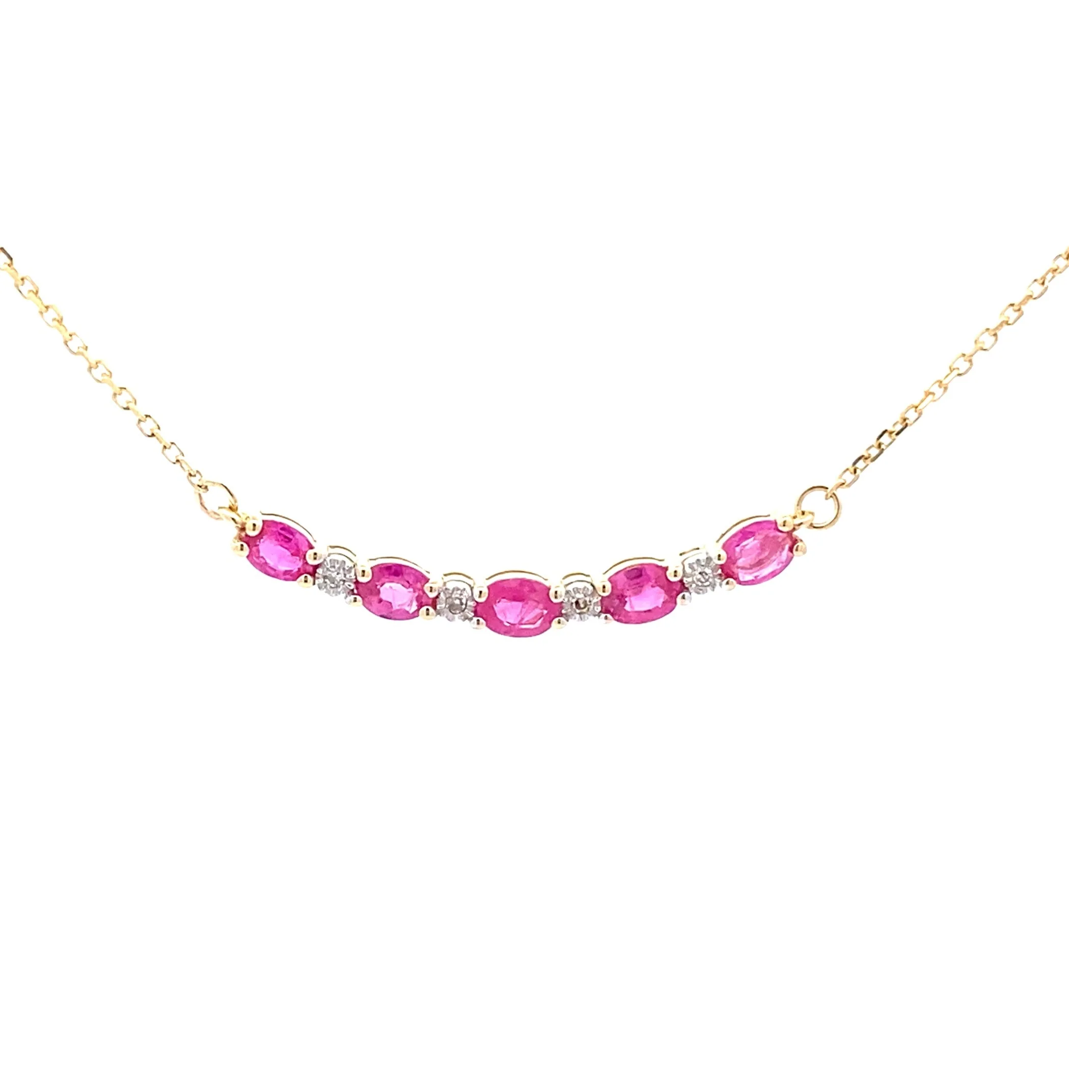 .73ct Ruby Diamond Fashion Pendants 10KT Yellow Gold - Image 6