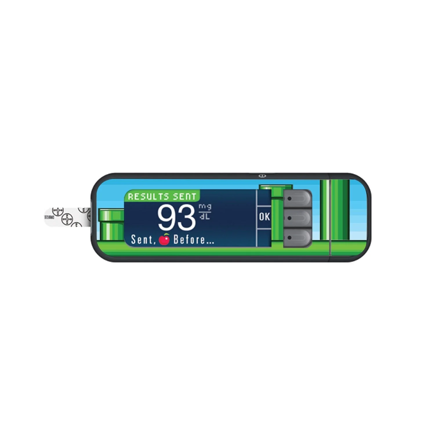 80s Gamer Sticker for Bayer Contour Next Glucometer