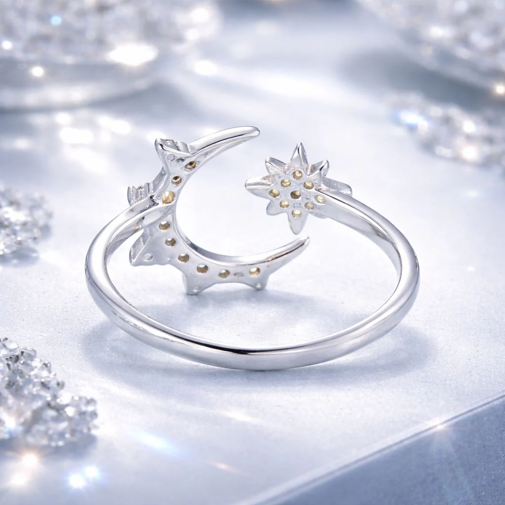 925 Sterling Silver Pavé Setting CZ Ring - Image 3