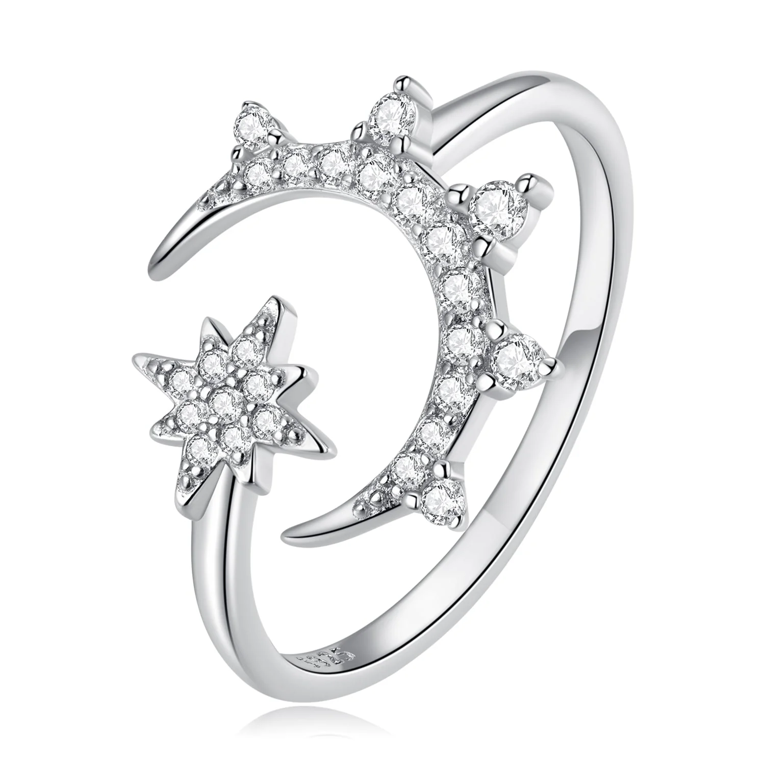 925 Sterling Silver Pavé Setting CZ Ring - Image 4