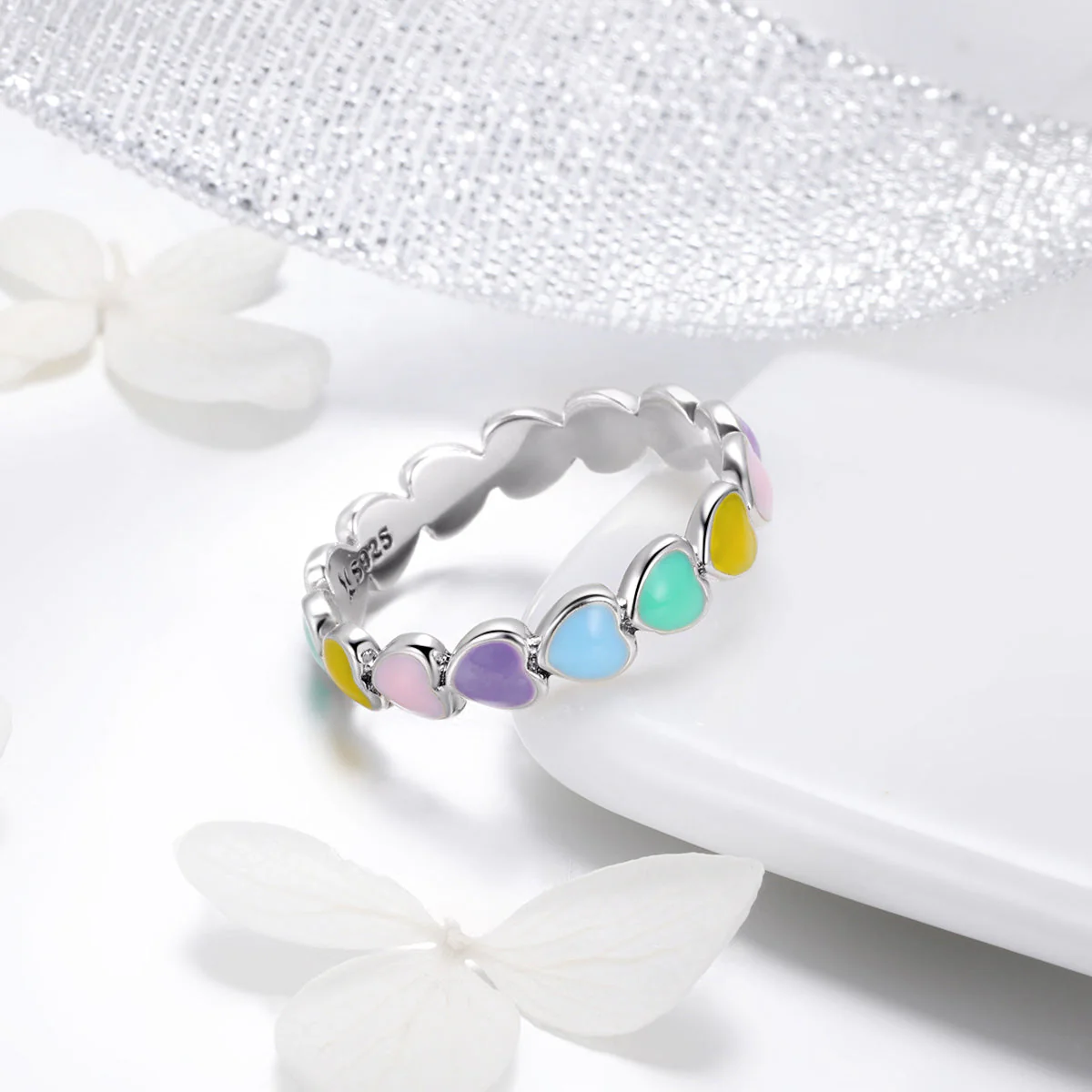 925 Sterling Silver Size 5.0 Ring - Image 2