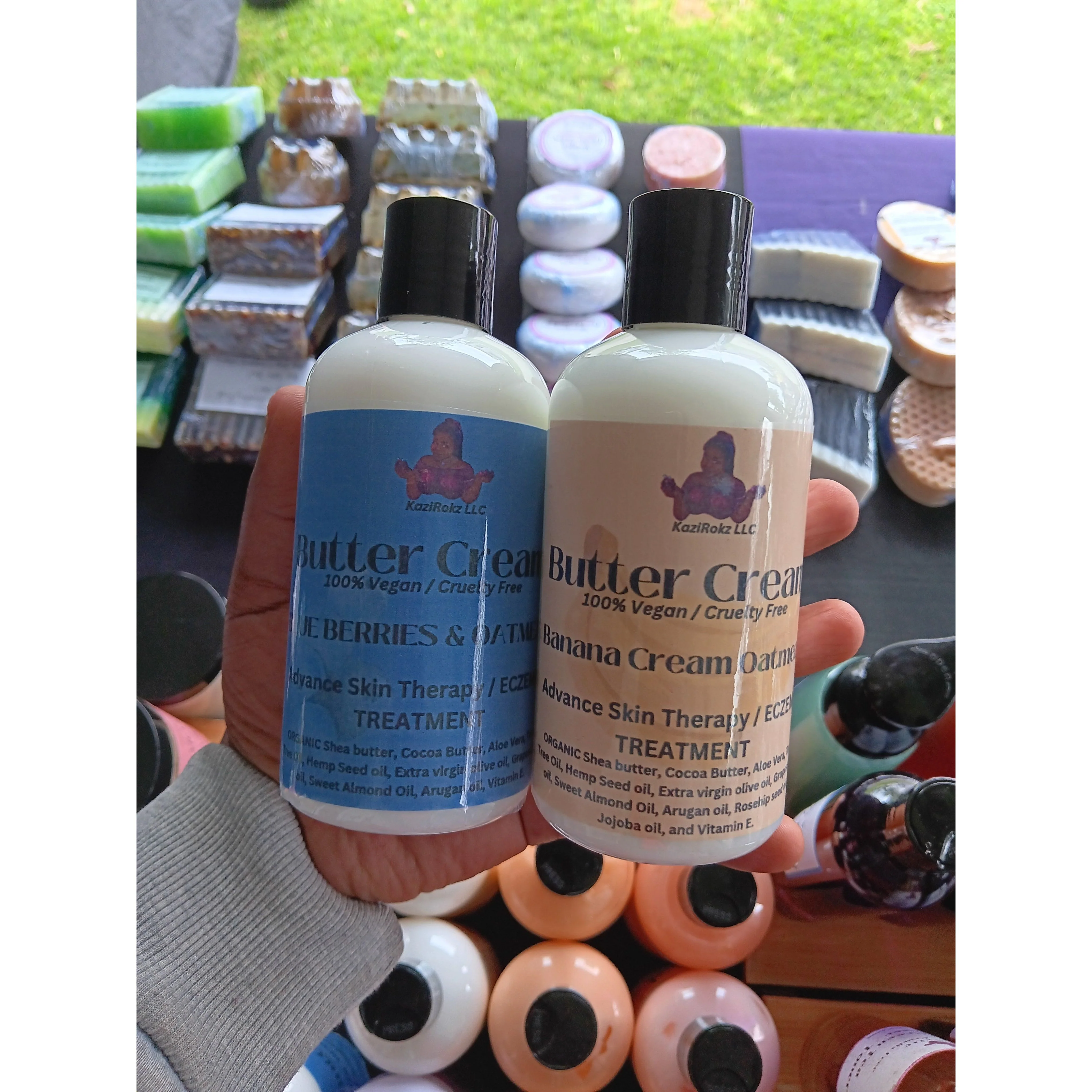 Advance Skin Therapy / Eczema Treatment Butter Cream Body Lotion 8oz.(100% vegan / cruelty free)