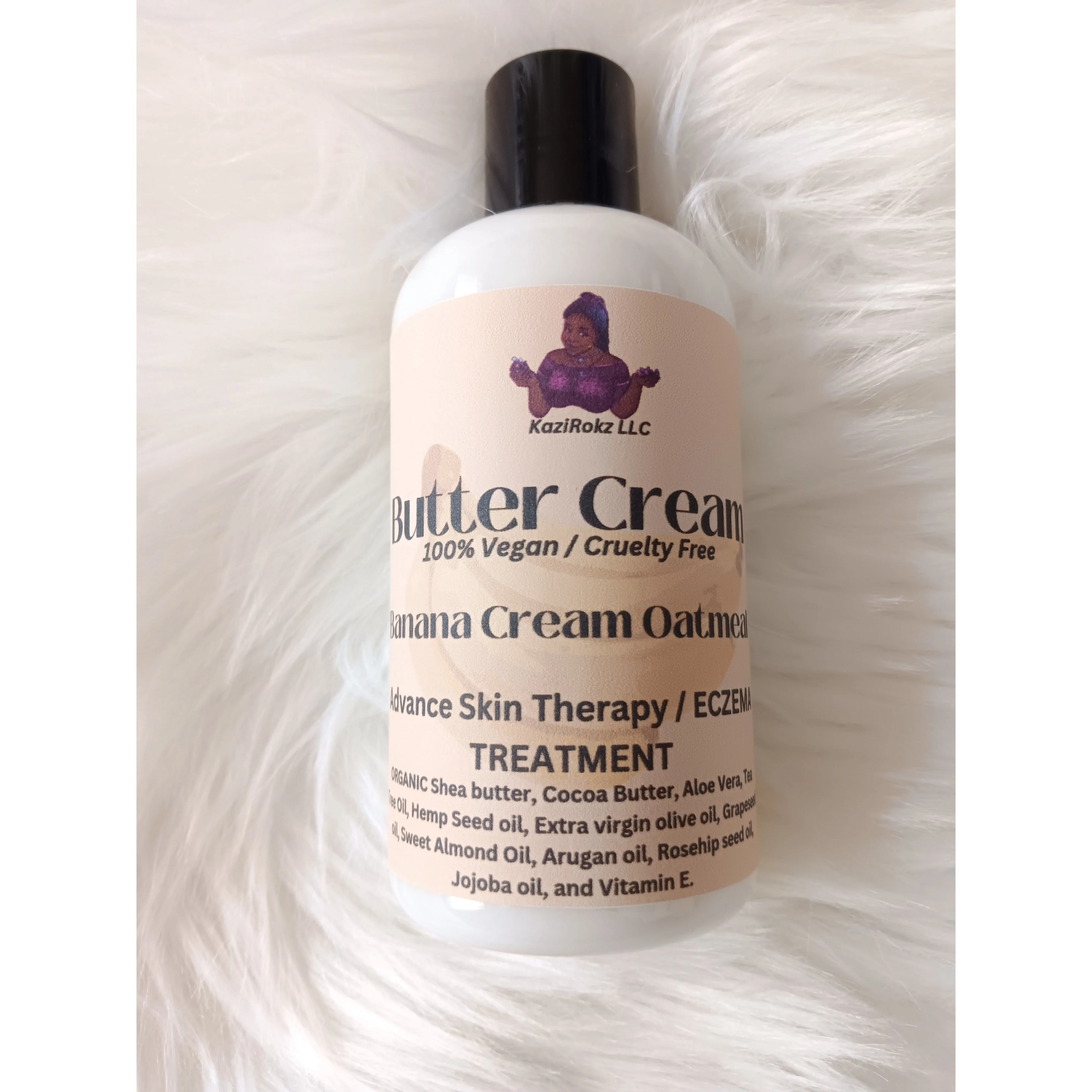 Advance Skin Therapy / Eczema Treatment Butter Cream Body Lotion 8oz.(100% vegan / cruelty free) - Image 3