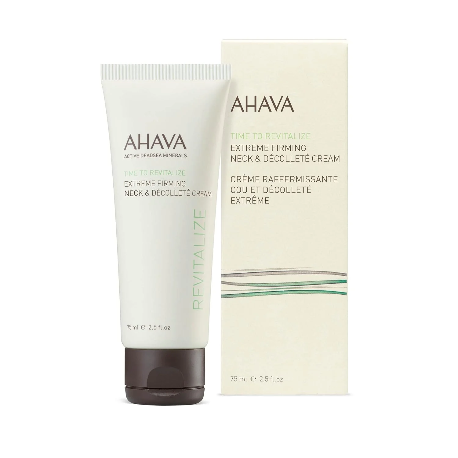 AHAVA Time To Revitalize Extreme Firming Neck & Décolleté Cream 2.5 Fl.Oz