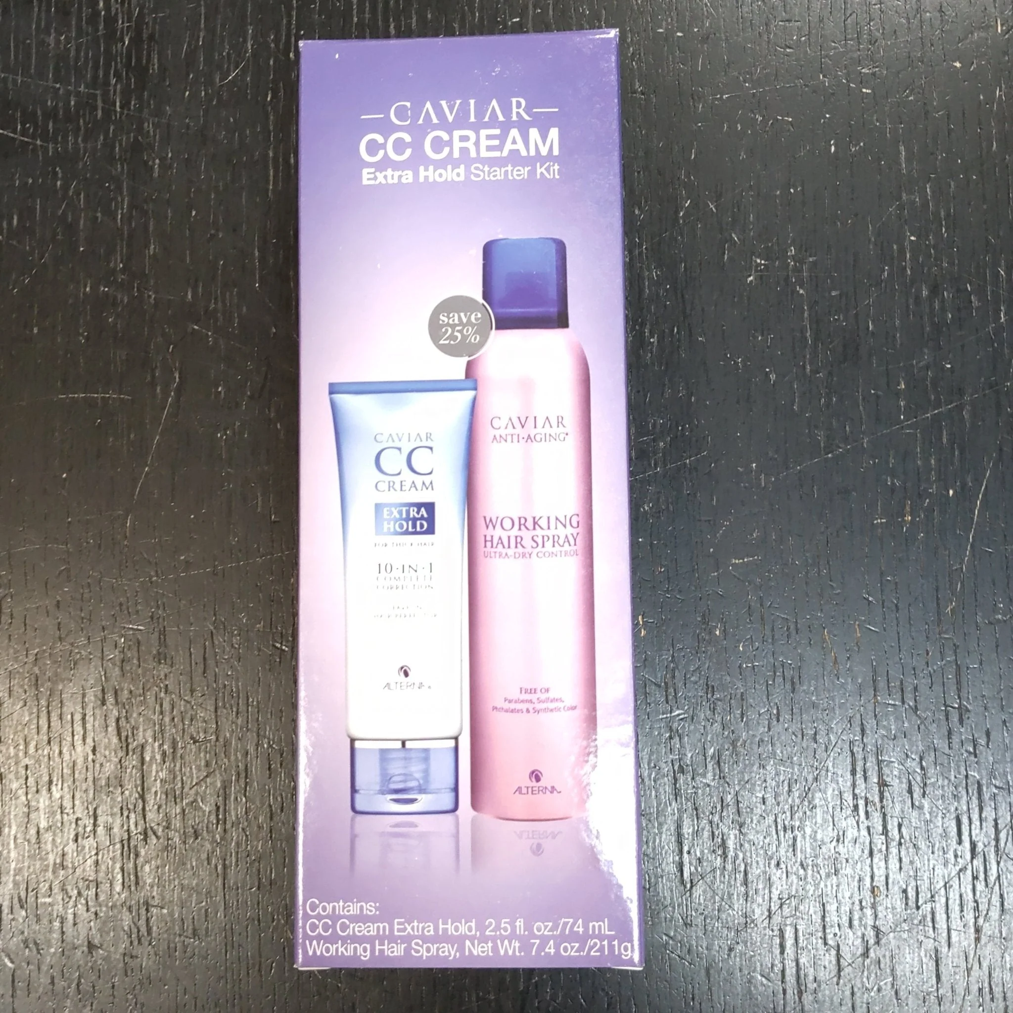 Alterna Caviar CC Cream Extra Hold Starter Kit Limited Edition, 1 Kit