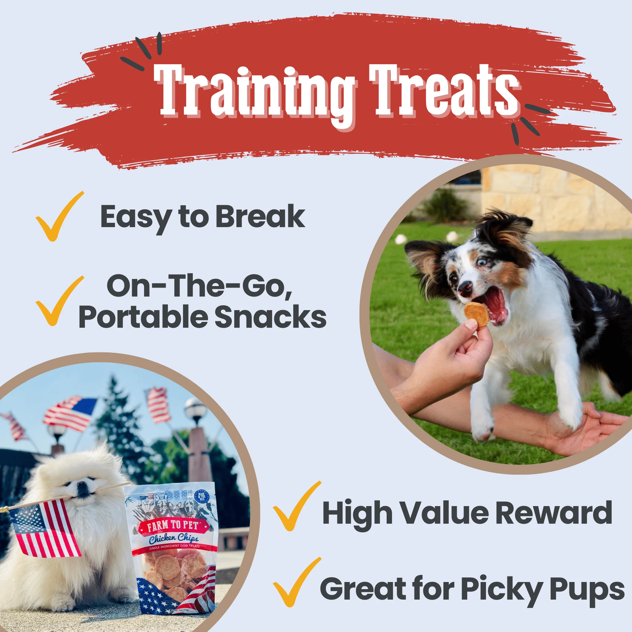 Americana Chicken Chips for Dogs | Celebrate with USA-made Dog Treats - Image 6