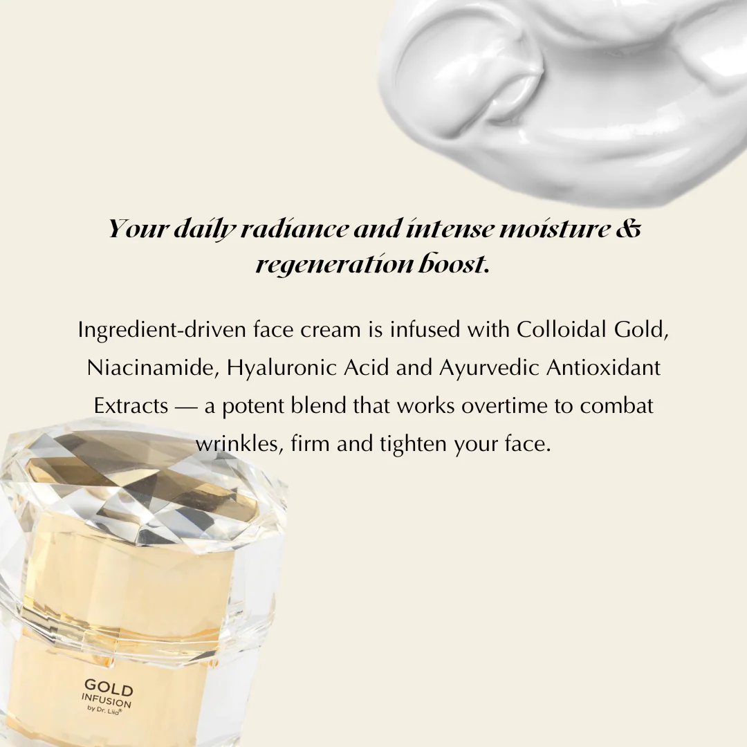 Anti-Aging Gold Infusion Cream – Brightening, Firming & Hydrating Moisturizer - Image 11