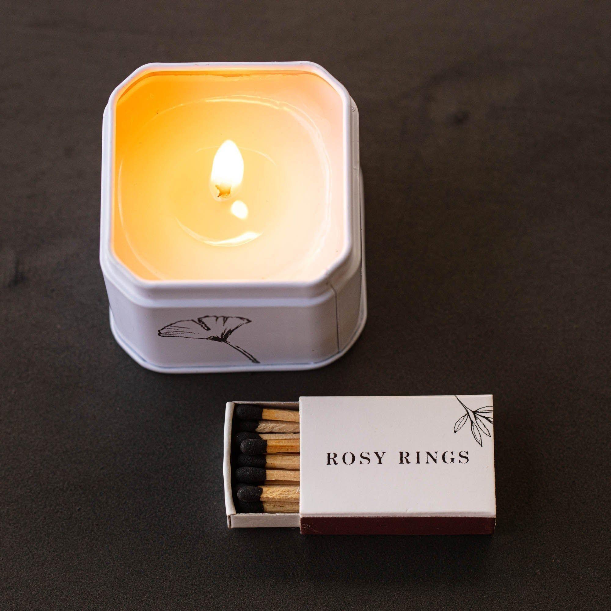 Petite Tin Candle - Apricot Rose - Image 4