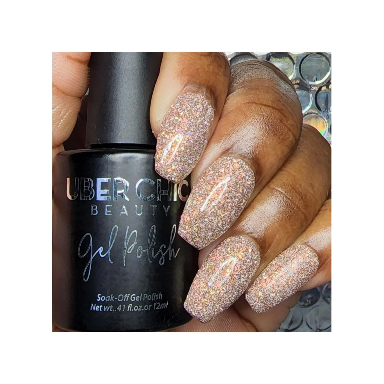 Auburn Skies - Iridescent Reflective Gel Polish - Image 7