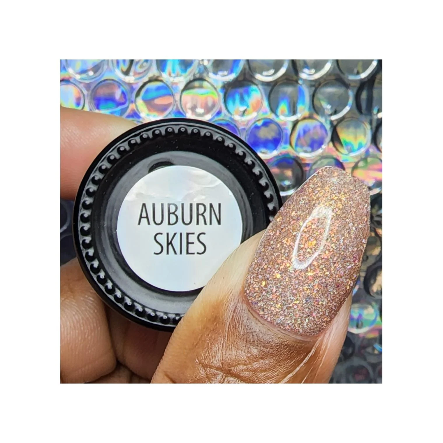 Auburn Skies - Iridescent Reflective Gel Polish - Image 8