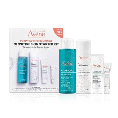 Avene Dermatologist Recommended Sensitive Skin Starter Kit 4ct - Imperfect Box - Image 2
