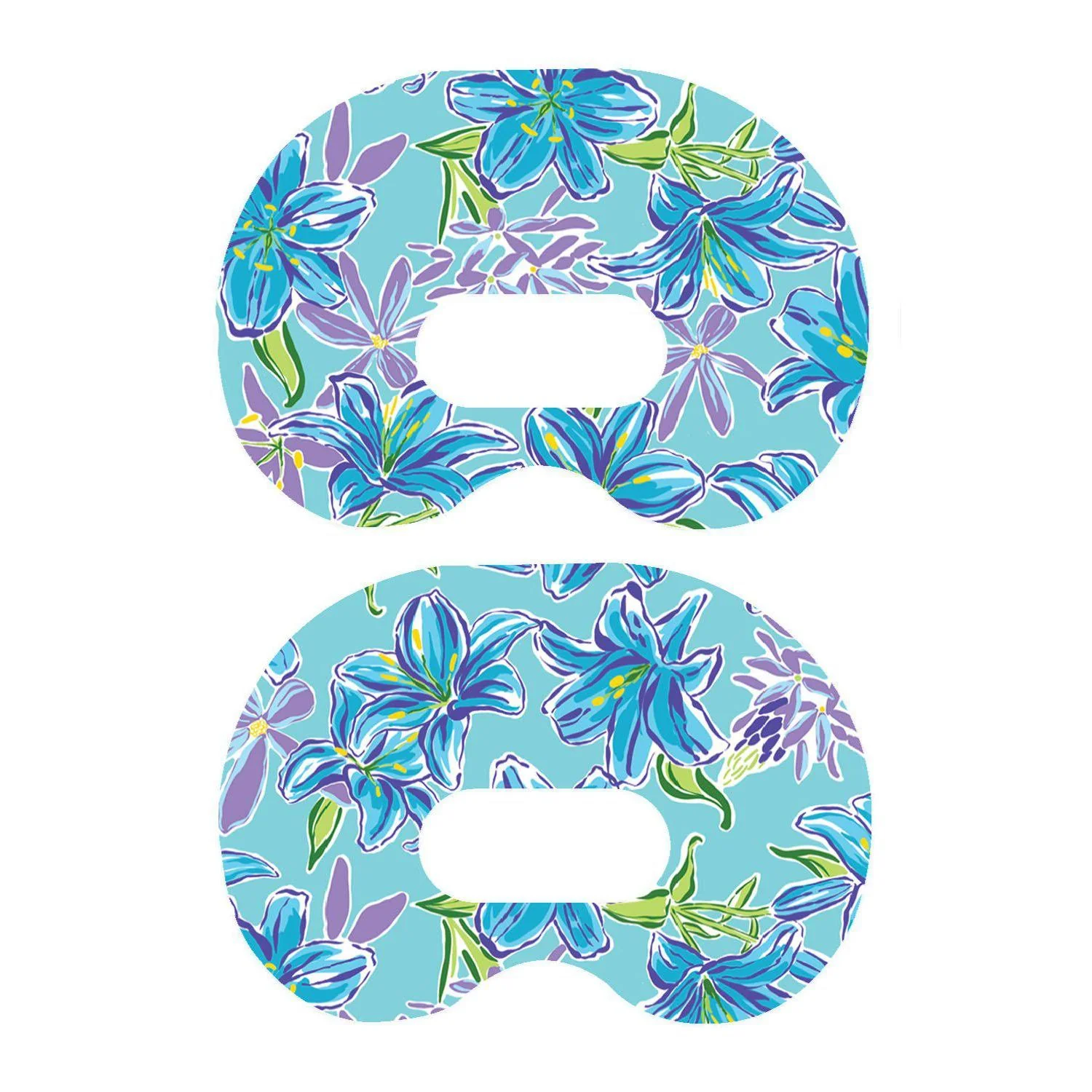 Azul Flowers Medtronic Guardian Connect Patch Tape - Pump Peelz