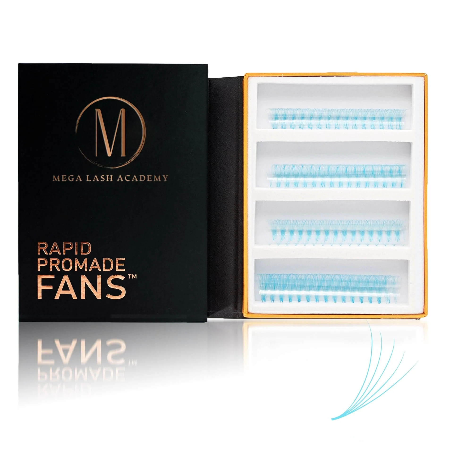 Baby Blue 5D Rapid Promade Fans - 600 Fans