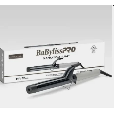 BaBylissPRO Nano Titanium 1.25" Extended Barrel Curling Iron (Grey)