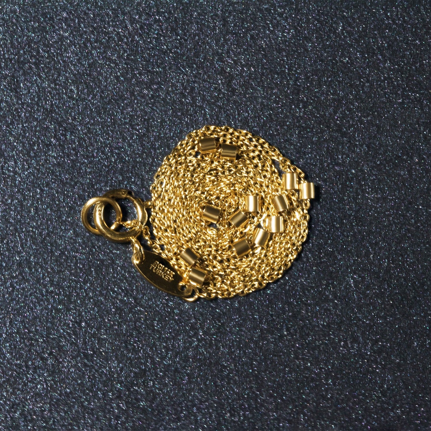 Bead Links Pendant Chain in 14k Yellow Gold (1.5mm) - Image 11